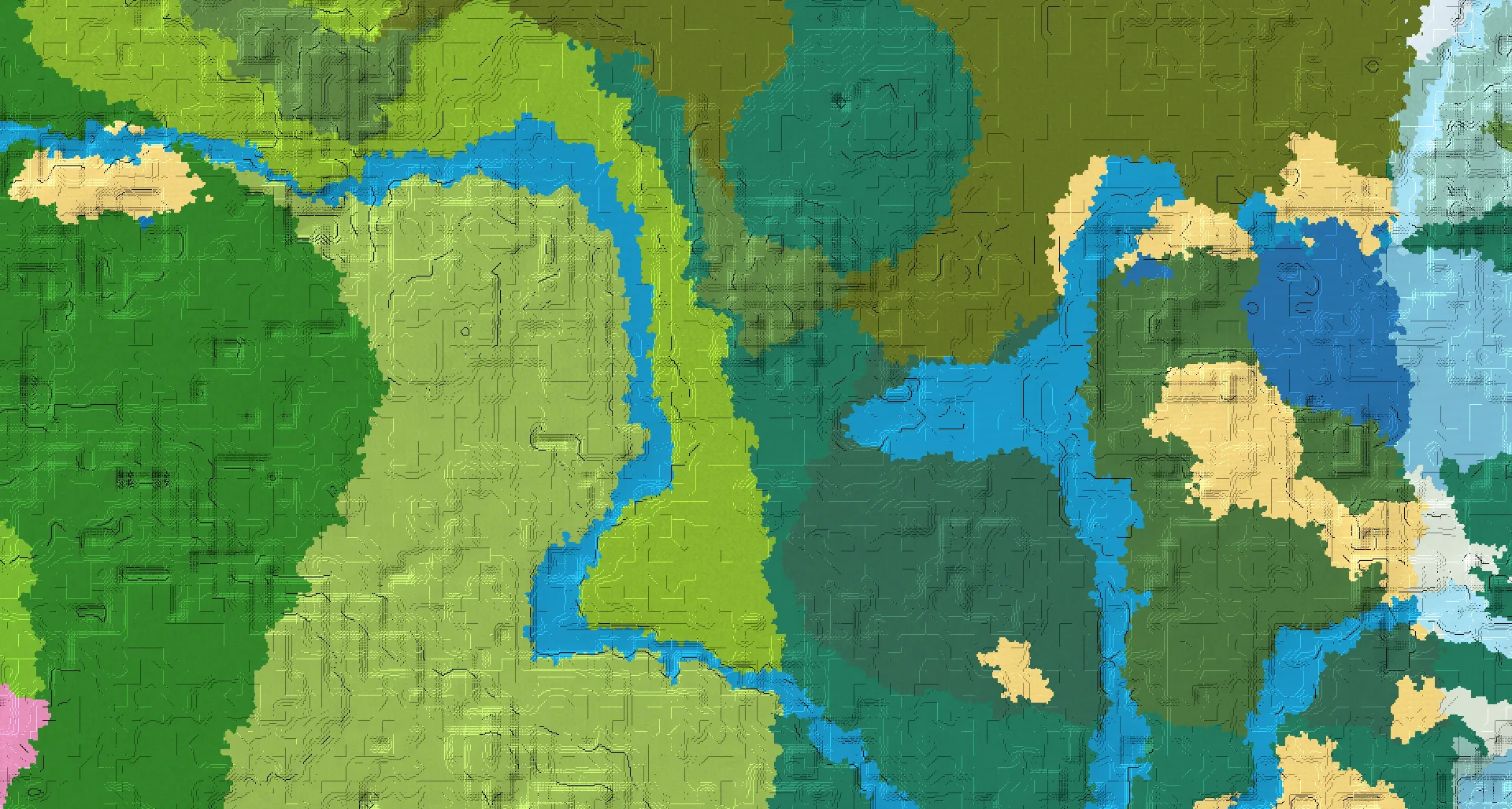 Seed map — Taiga village and Lush caves