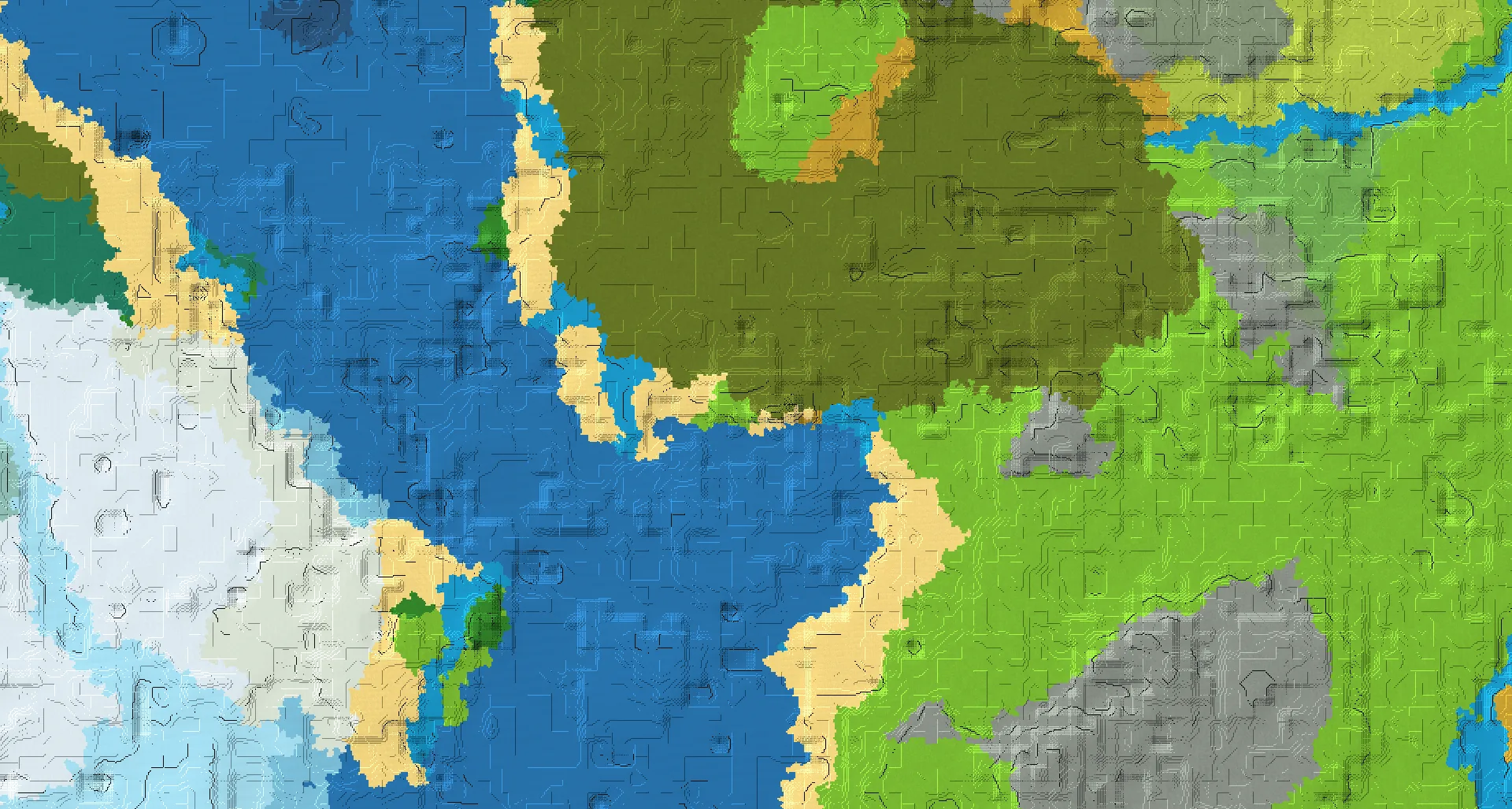 Seed map — Swamp abandoned camp and Sulfur Caves