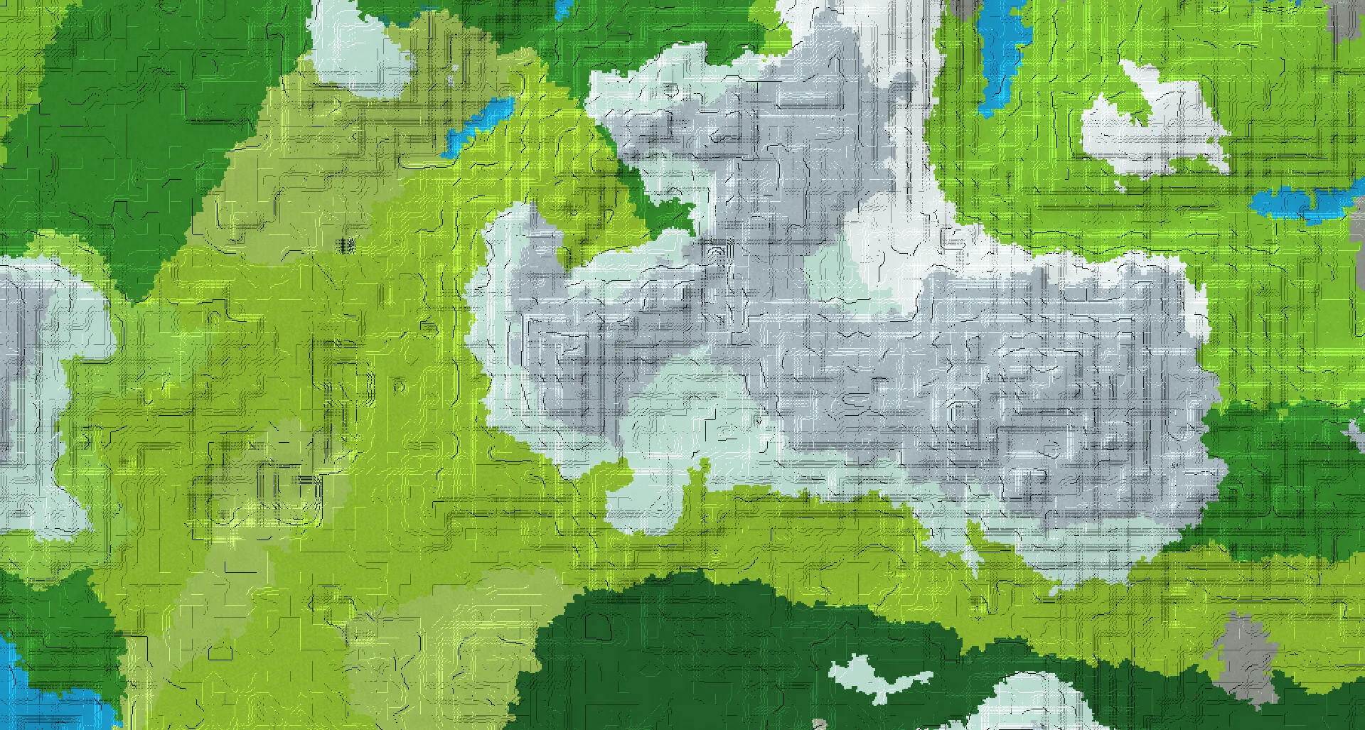 Seed map — Grove South of a Jagged Peaks Start