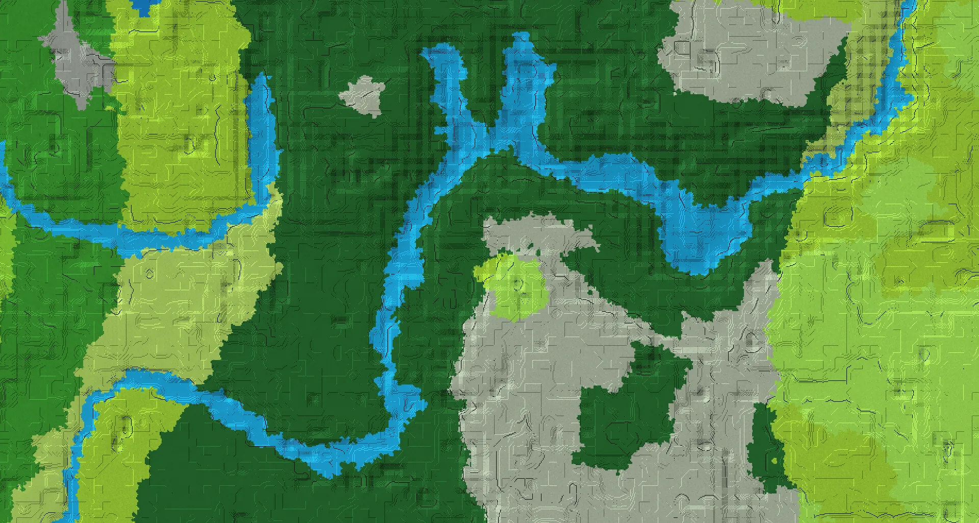 Seed map — Pale garden village