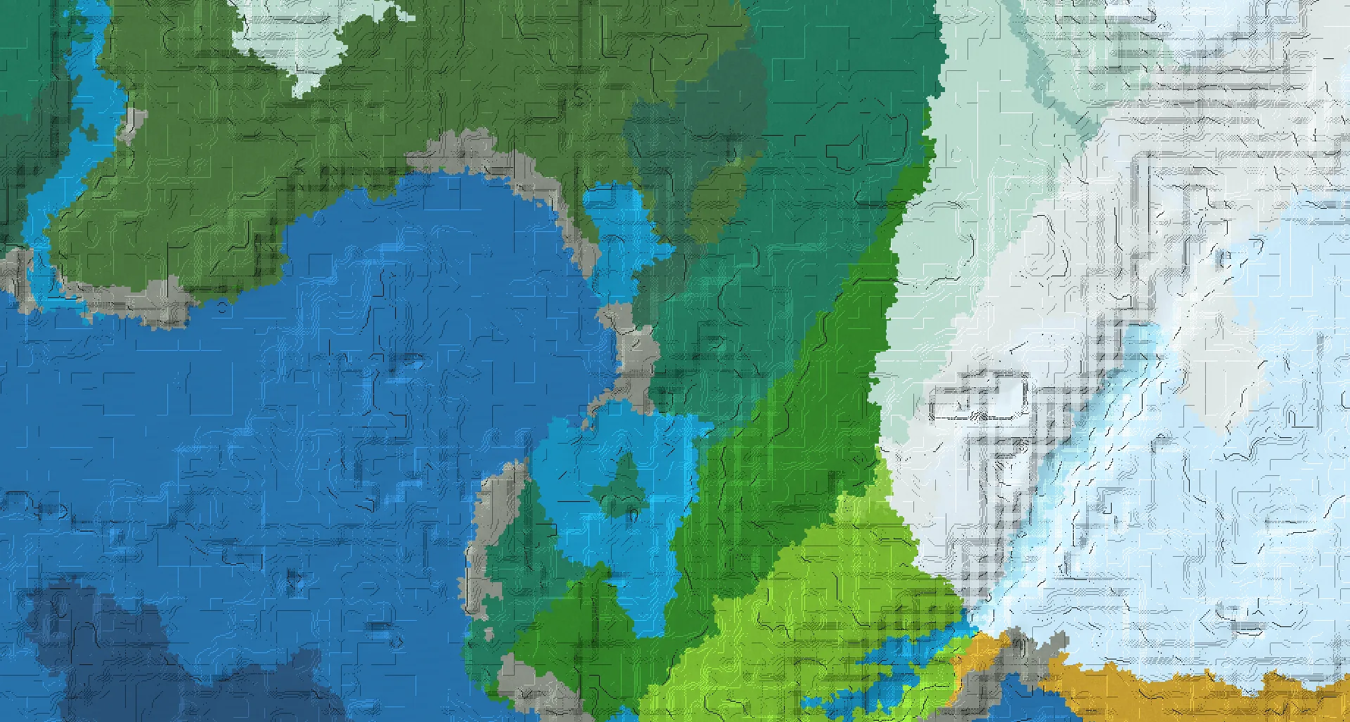 Seed map — Village and Lush Caves from Grove