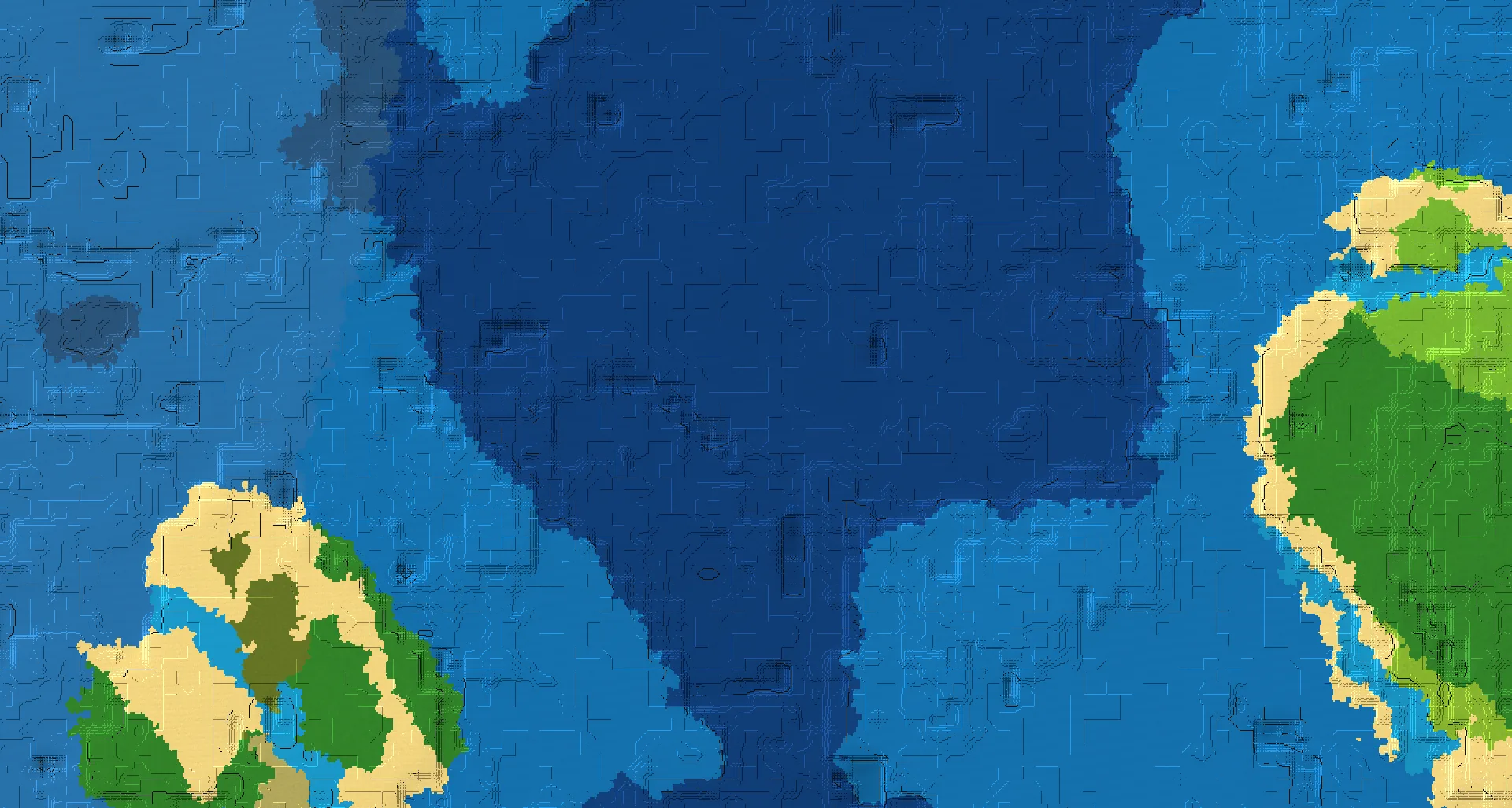 Seed map — Forest Ocean Start with a Shipwreck with Ruined Portal