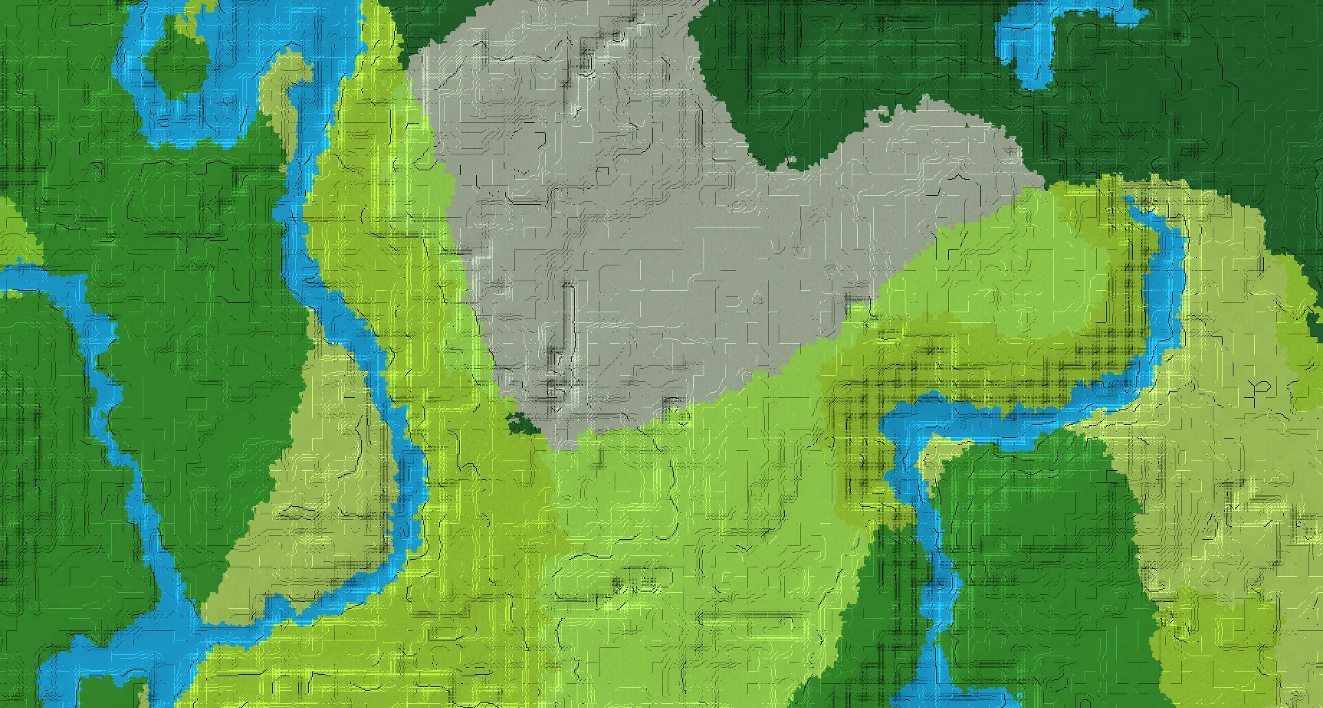 Seed map — Woodland Mansion and Pale Garden from Birch Forest