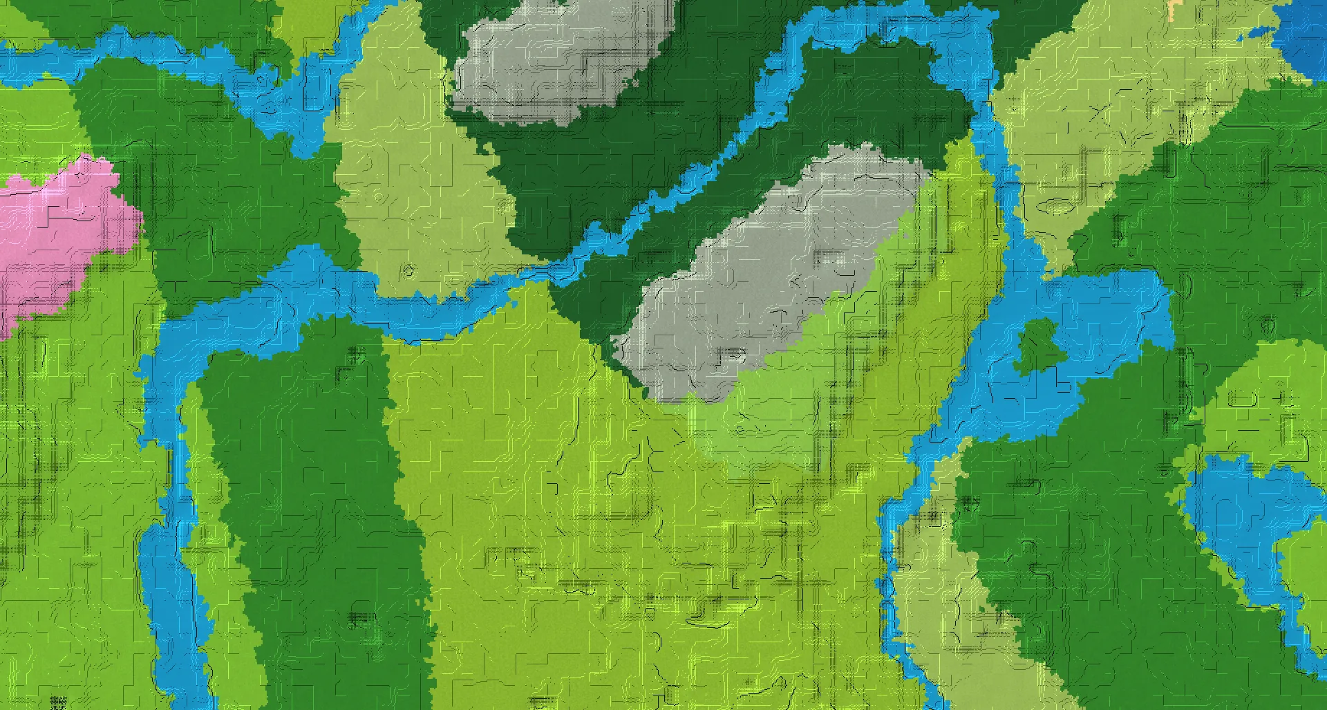 Seed map — Pale Garden West of a Dripstone Caves Start