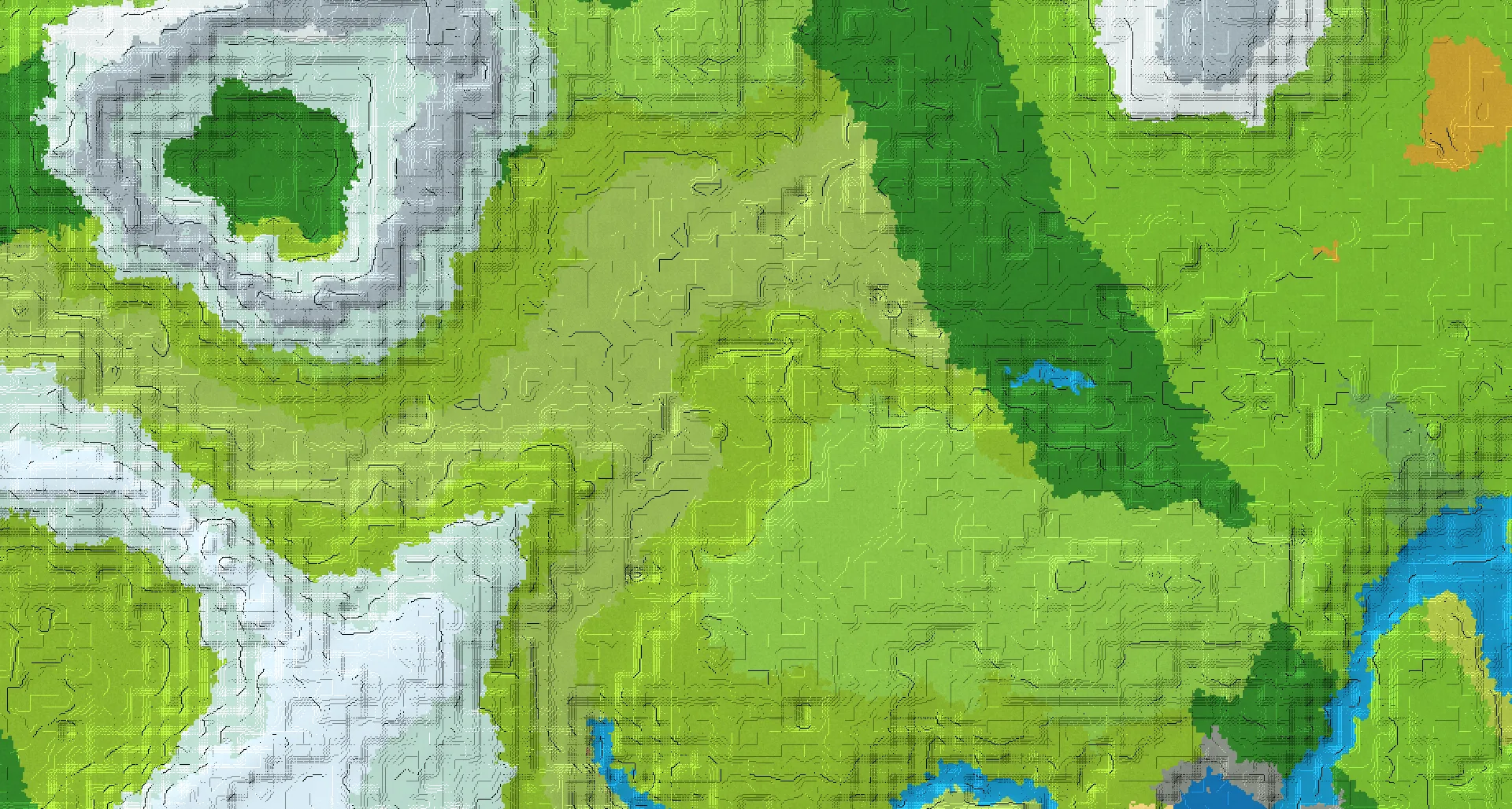 Seed map — Abandoned Camp and Trial Chambers from Birch Forest