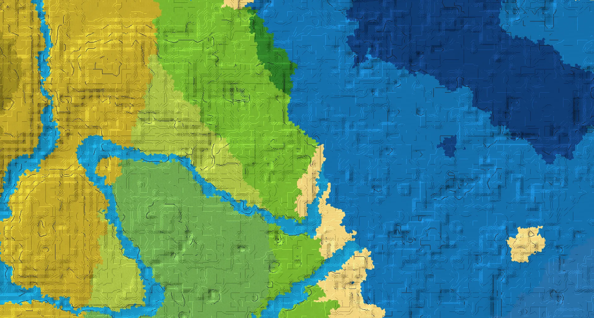 Seed map — Plains village and Beached shipwreck