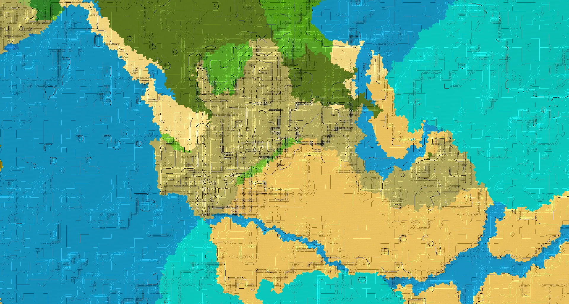 Seed map — Desert titan village