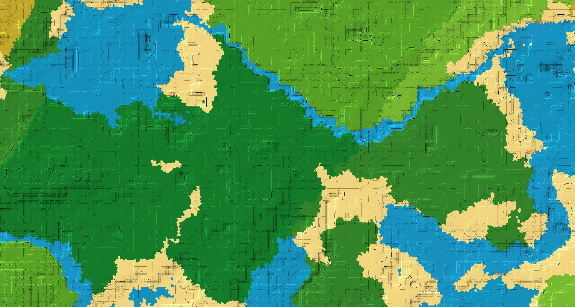 Seed map — Jungle Start with Trial Chambers with Ruined Portal