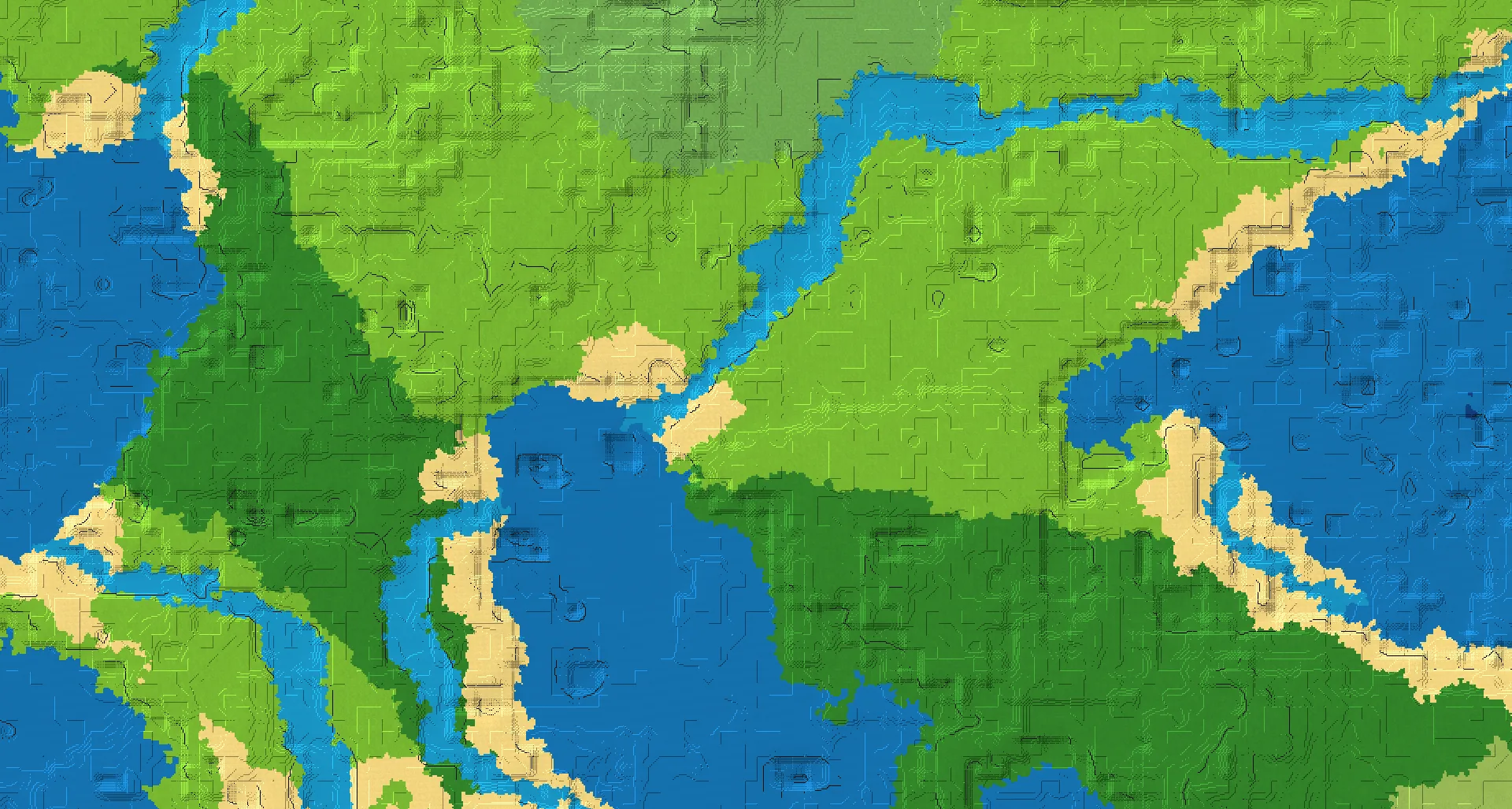 Seed map — Plains Start with Trial Chambers at 64, -224