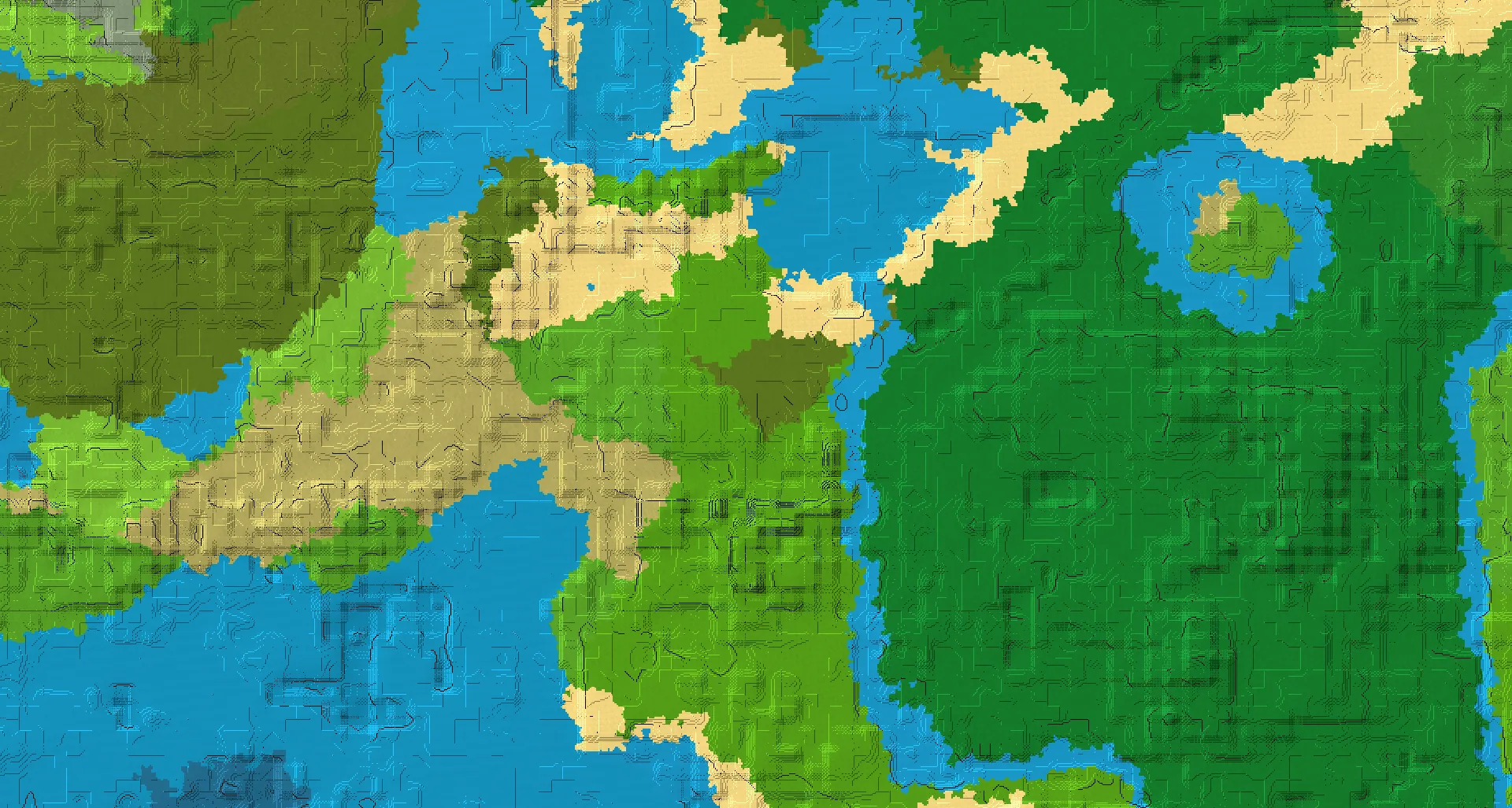 Seed map — Mangrove Swamp Northeast of a Bamboo Jungle Start