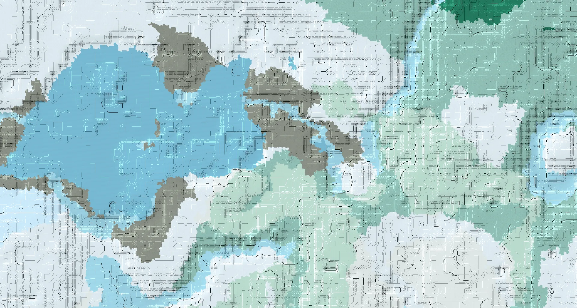 Seed map — Trial Chambers South of a Snowy Plains Start