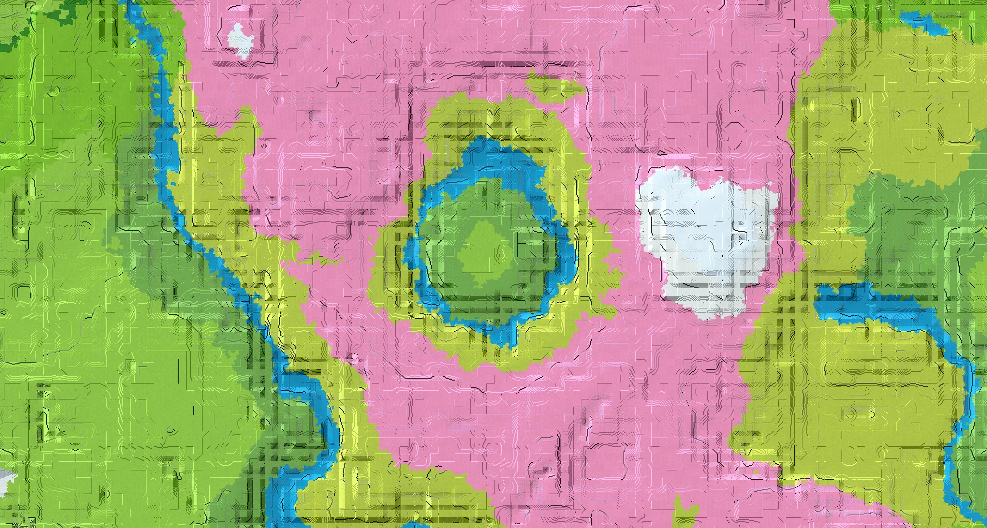 Seed map — Cherry lake crater
