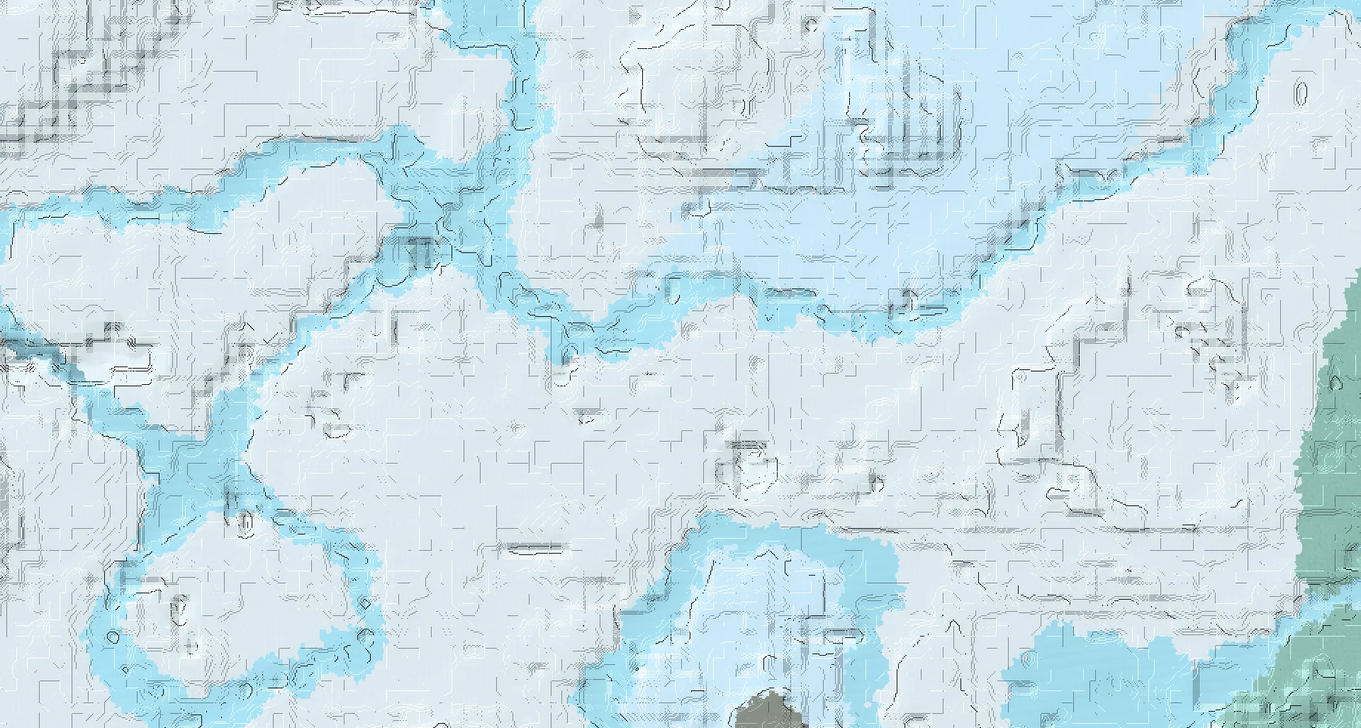 Seed map — Igloo Northwest of the Ice Spikes Start