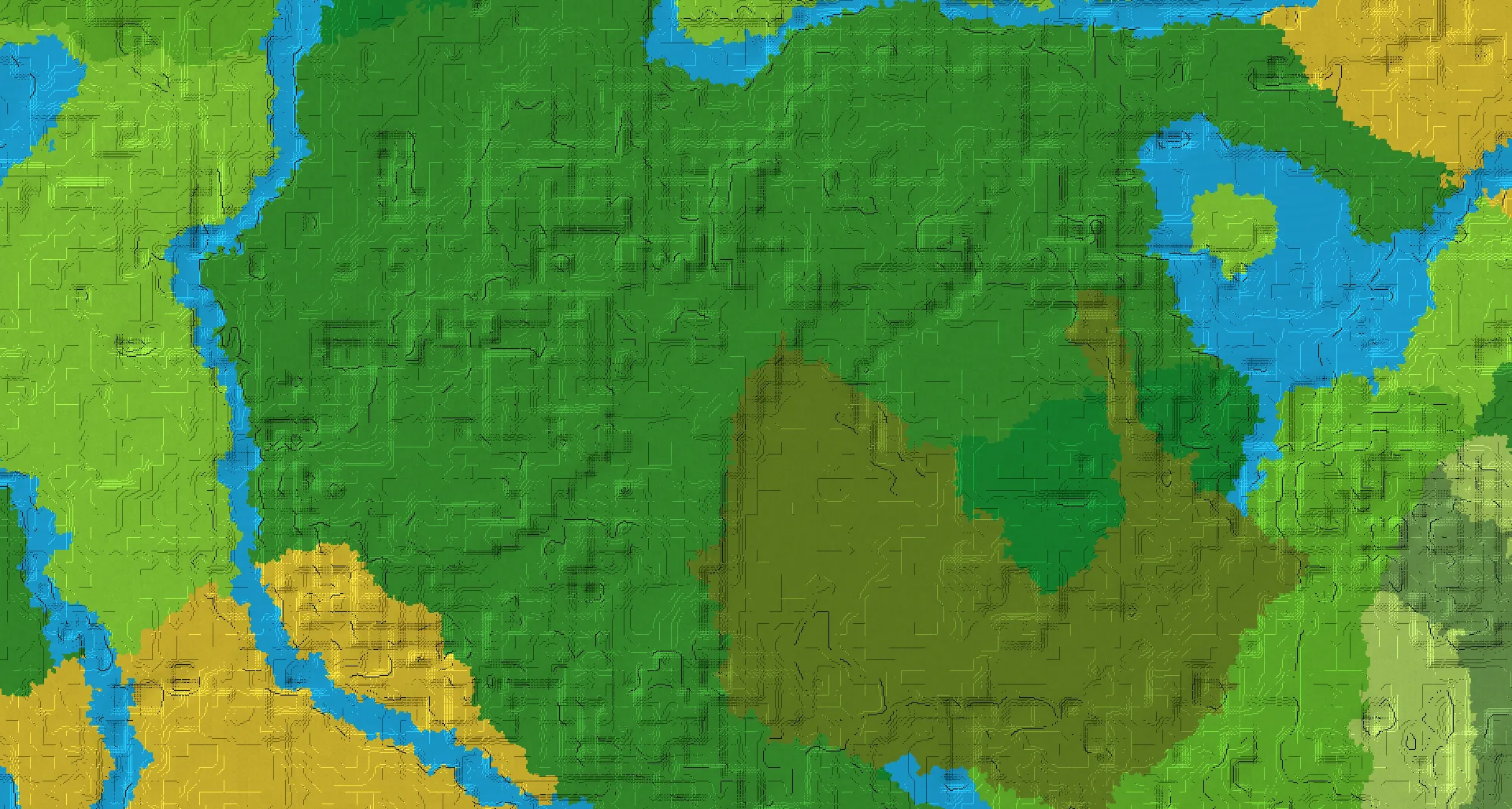 Seed map — Mangrove Swamp East of a Forest Start