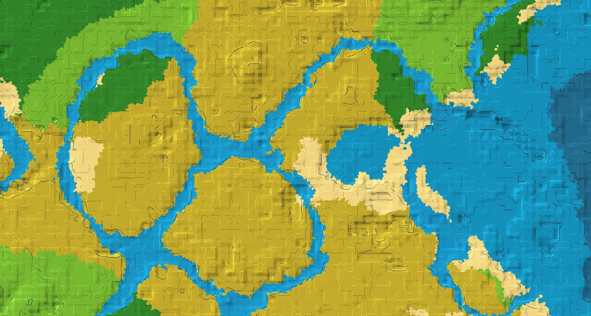 Seed map — Beach South of a Savanna Start