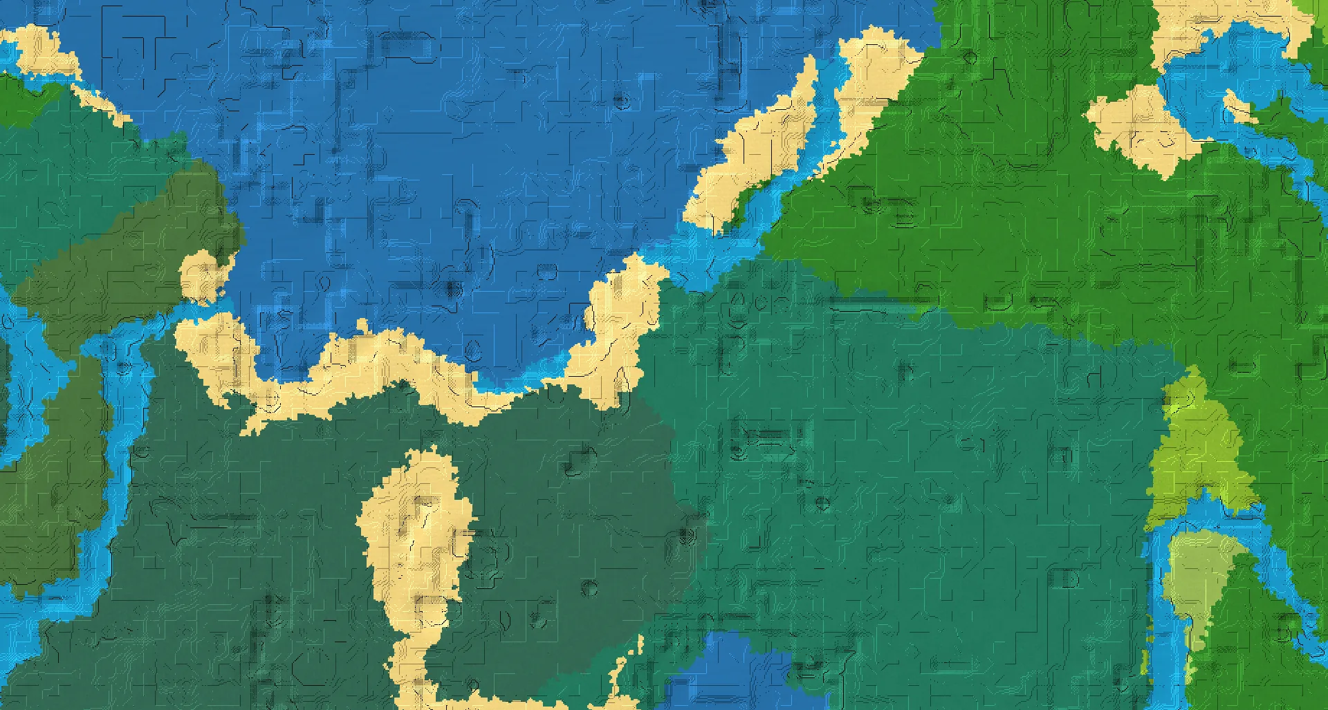 Seed map — Taiga Harbour with a Submerged Portal