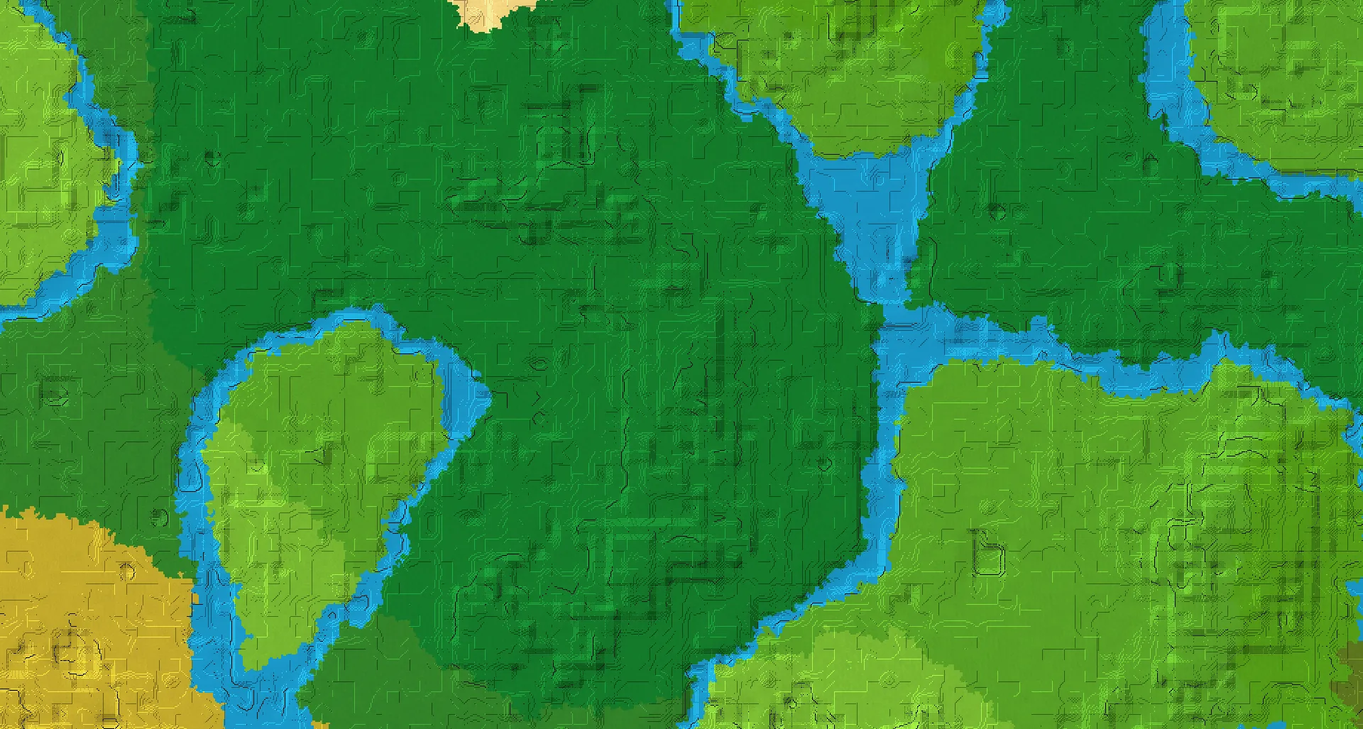 Seed map — Jungle Temple West of the Sparse Jungle Start