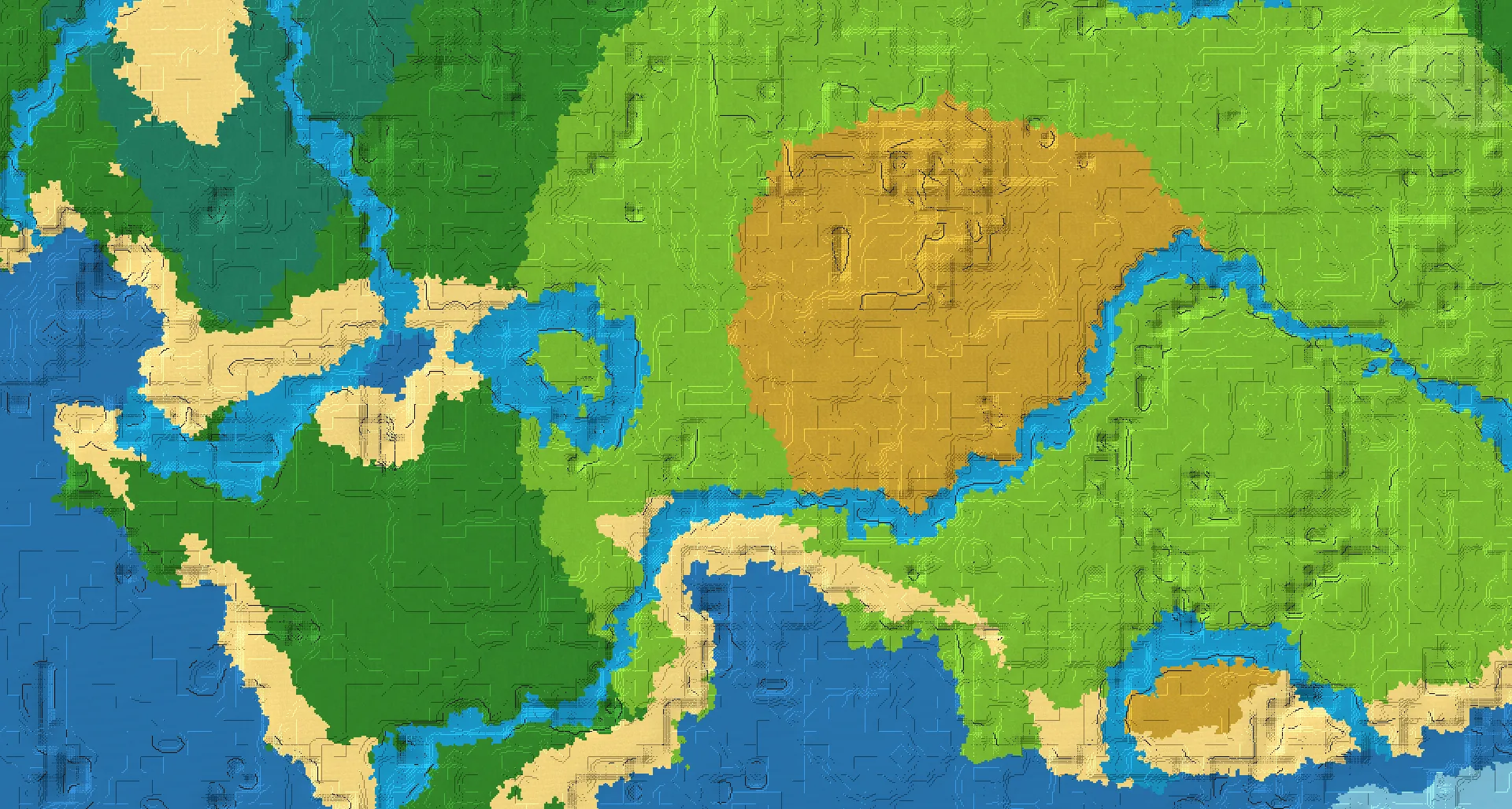 Seed map — Dappled Forest East of a Plains Start at 88, -24