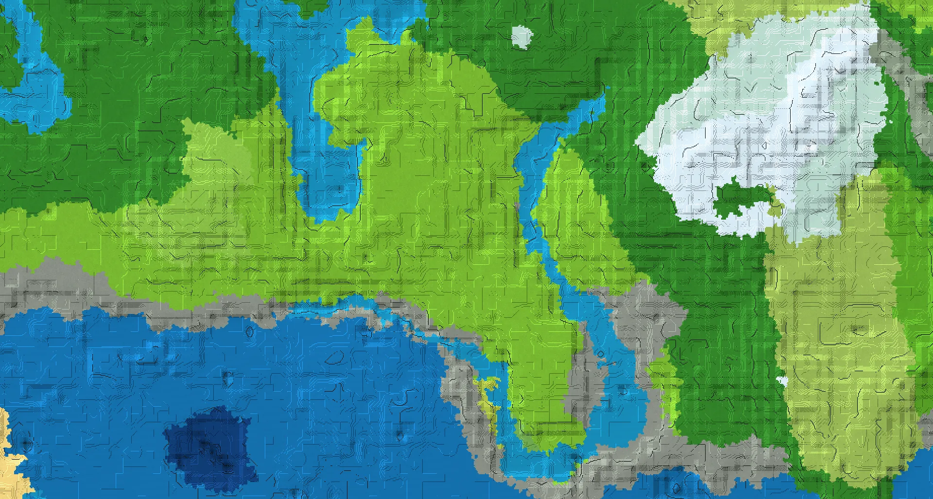 Seed map — Four village valley
