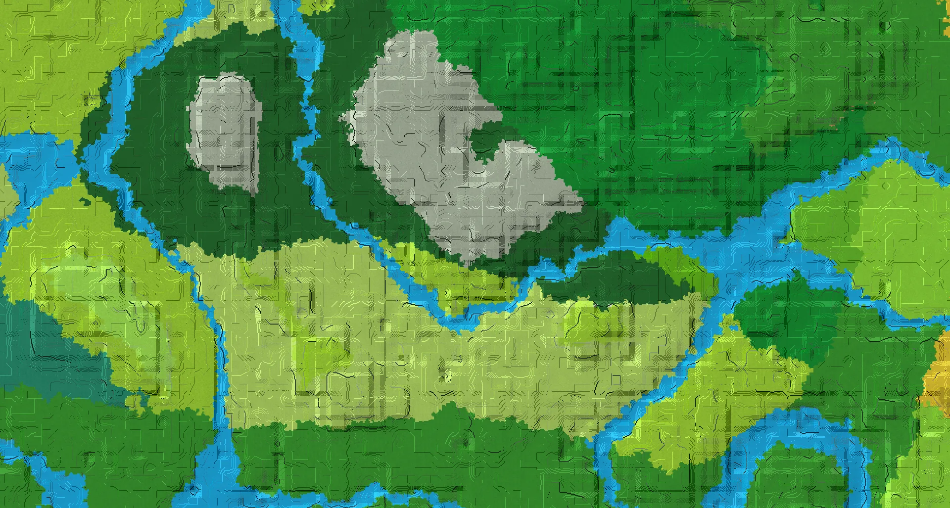 Seed map — Pale Garden South of a Dripstone Caves Start