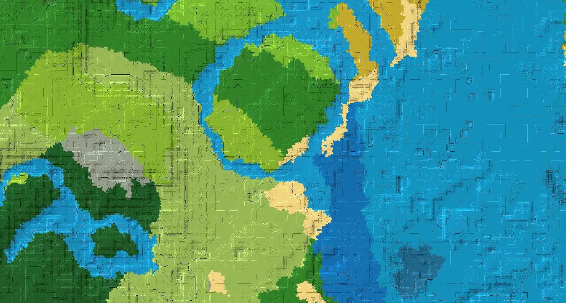Seed map — Beach South of a Forest Start with Trial Chambers