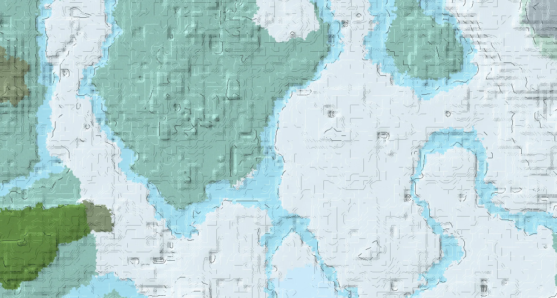 Seed map — Igloo South of the Snowy Taiga Start