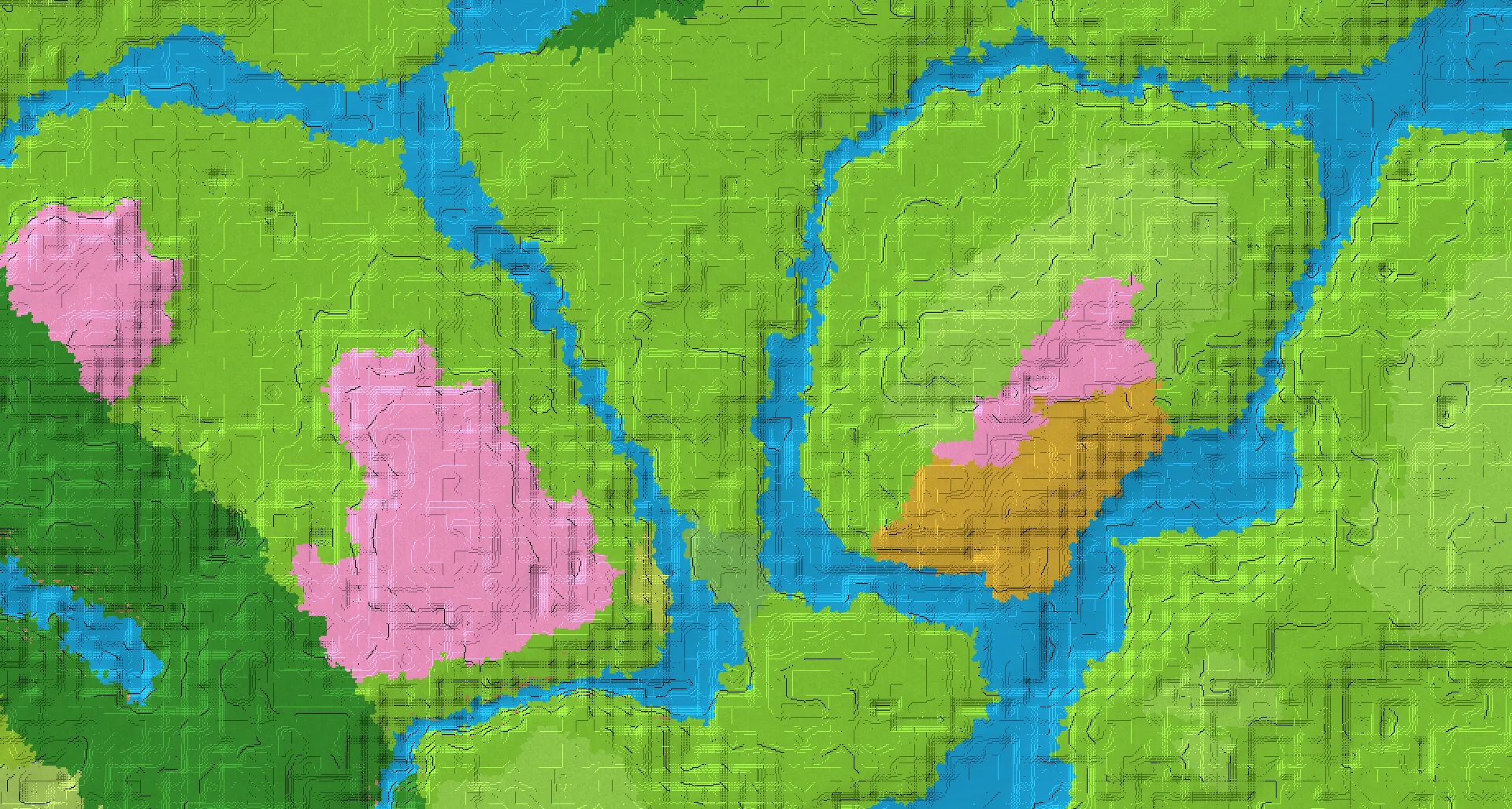 Seed map — Cherry Grove and Village from Plains at 192, 192