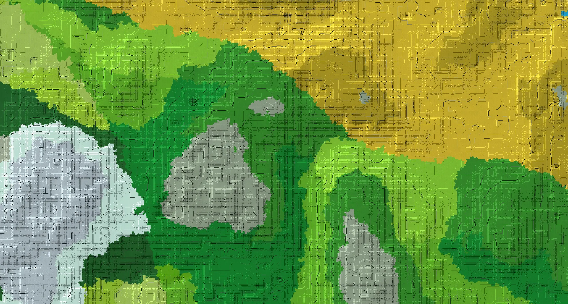 Seed map — Jungle Temple Northwest of a Forest Start