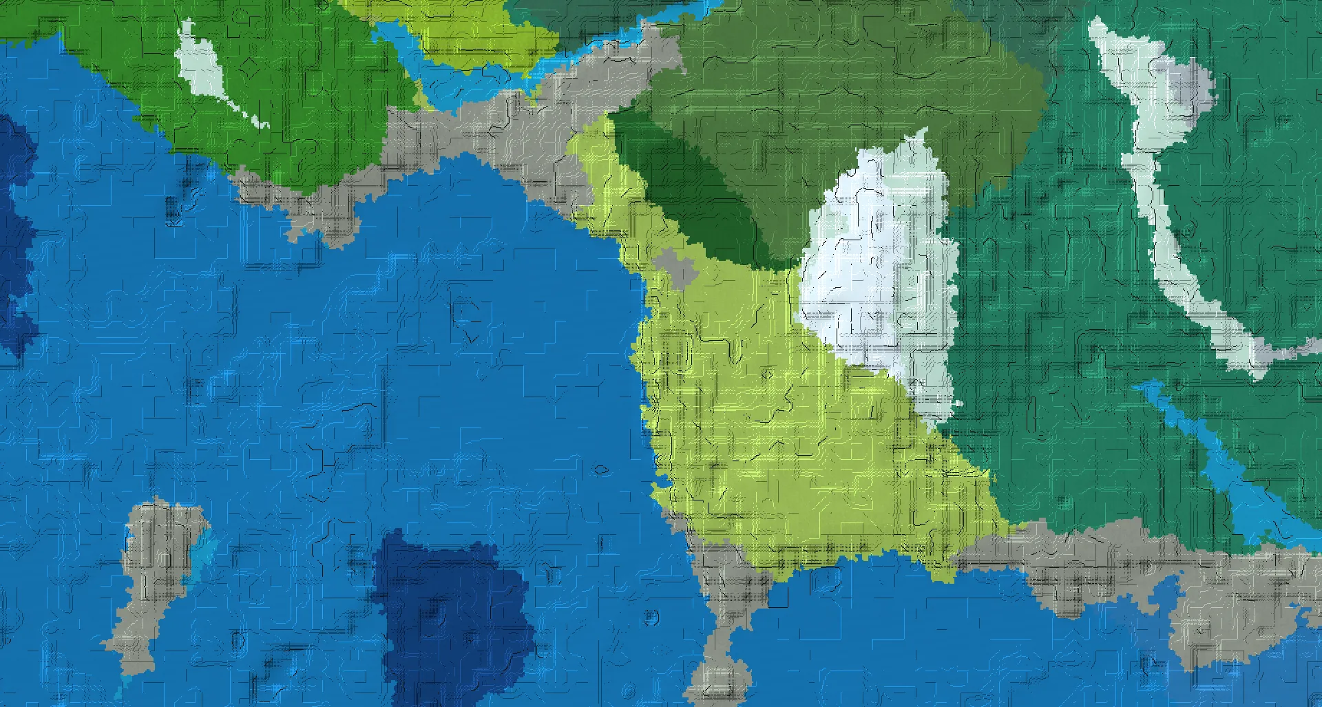 Seed map — Ancient City North of a Old Growth Birch Forest Start