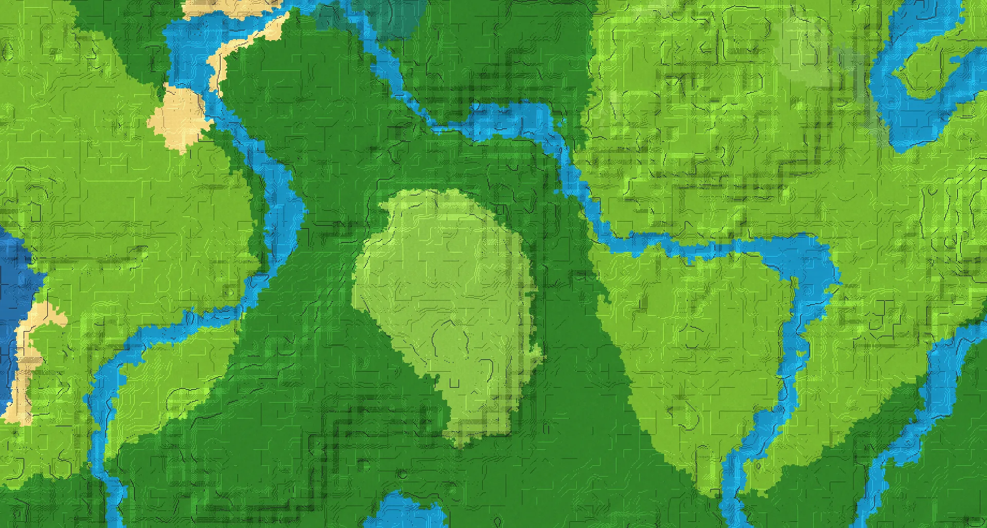 Seed map — Deep Dark Northwest of a Forest Start with Ruined Portal