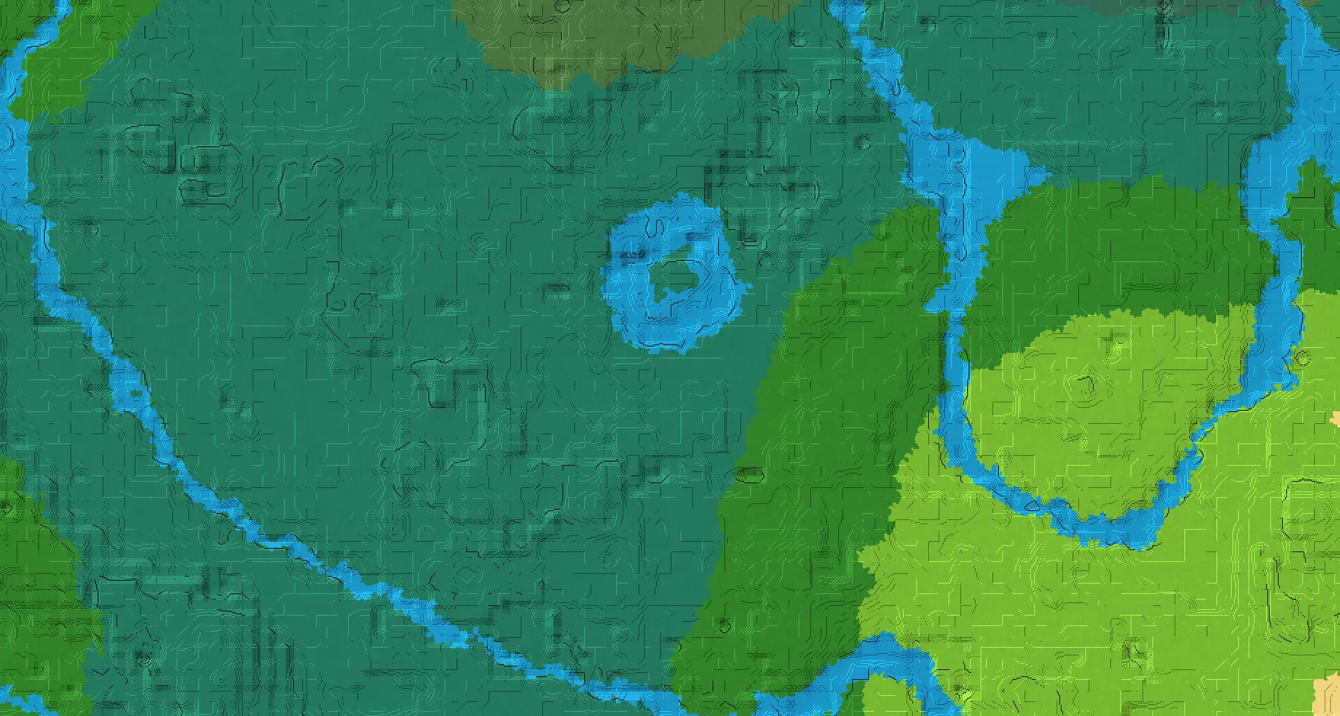 Seed map — Waterside taiga village and Waterside taiga village