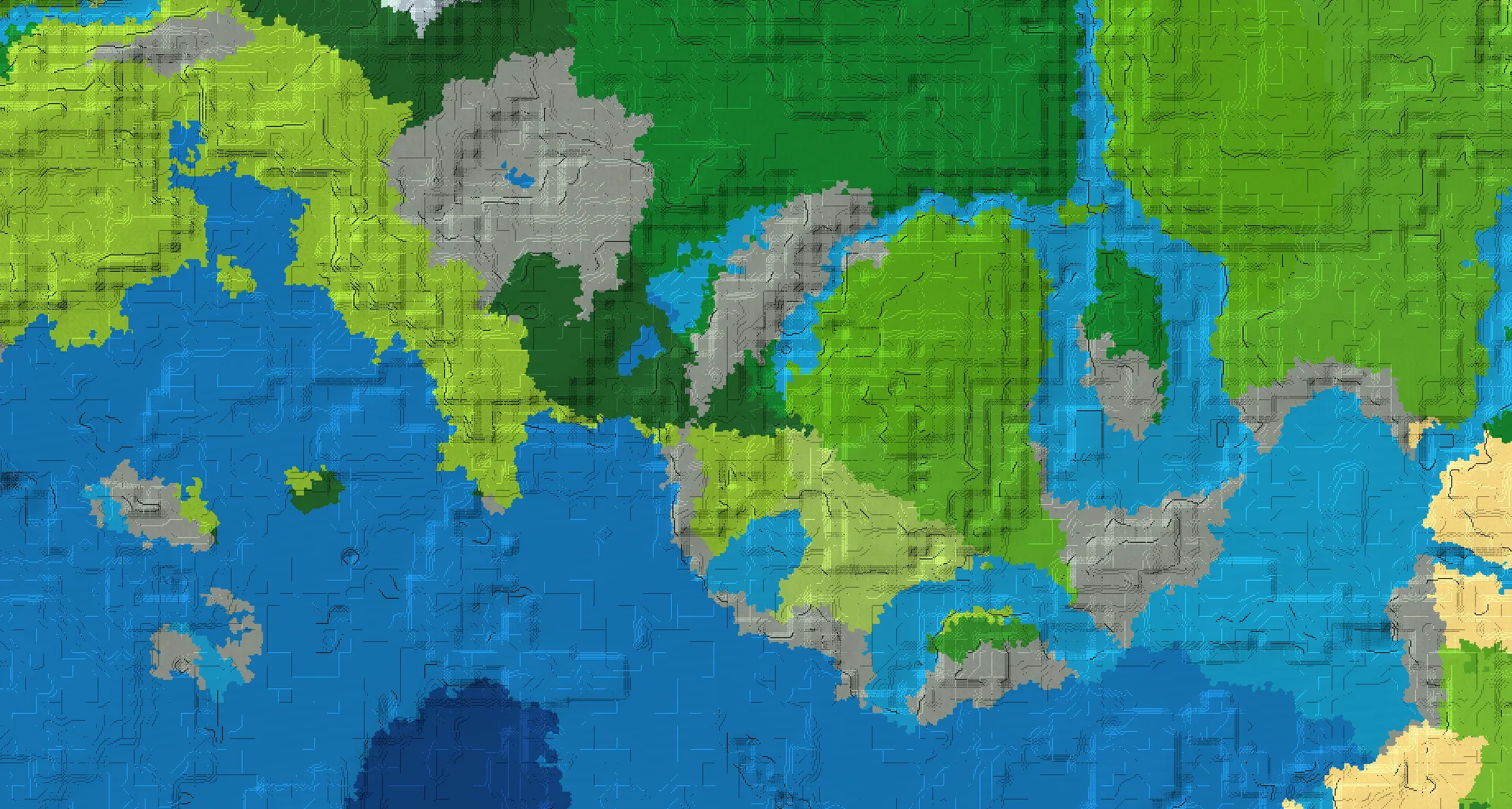 Seed map — Classic dark forest