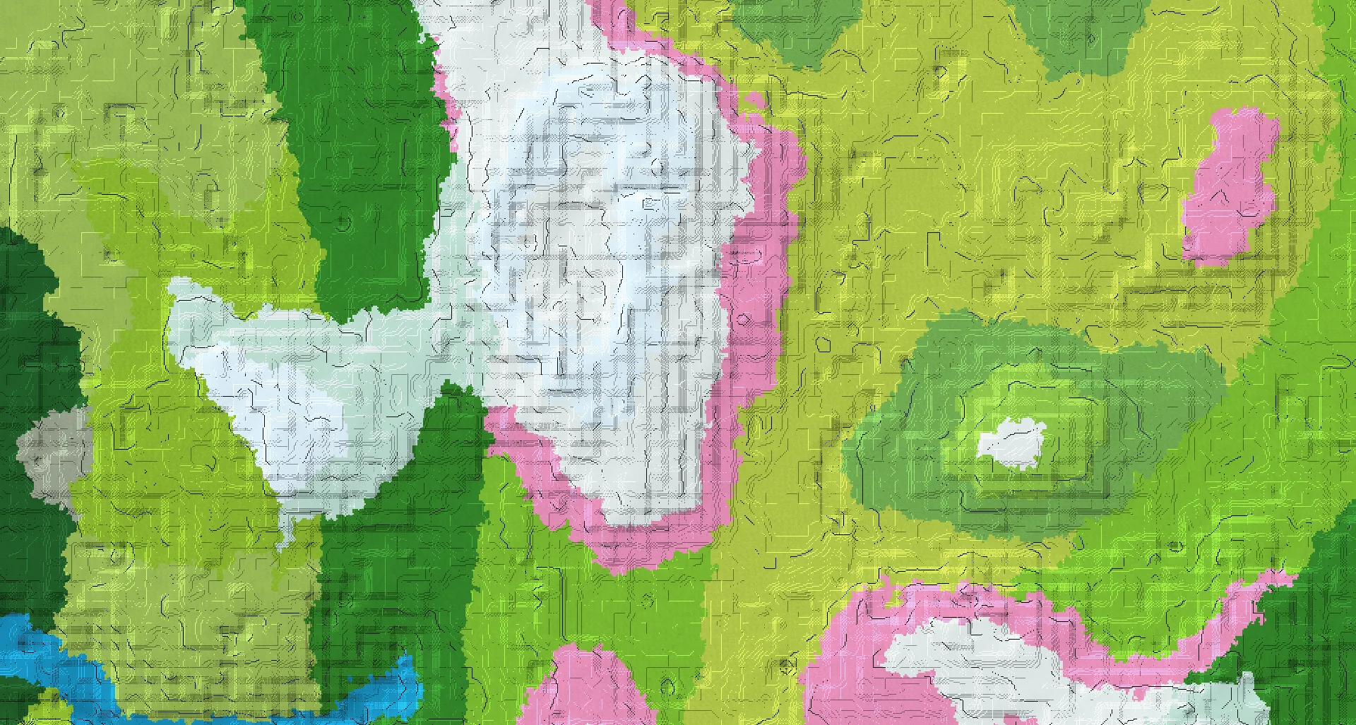 Seed map — Igloo North of a Plains Start