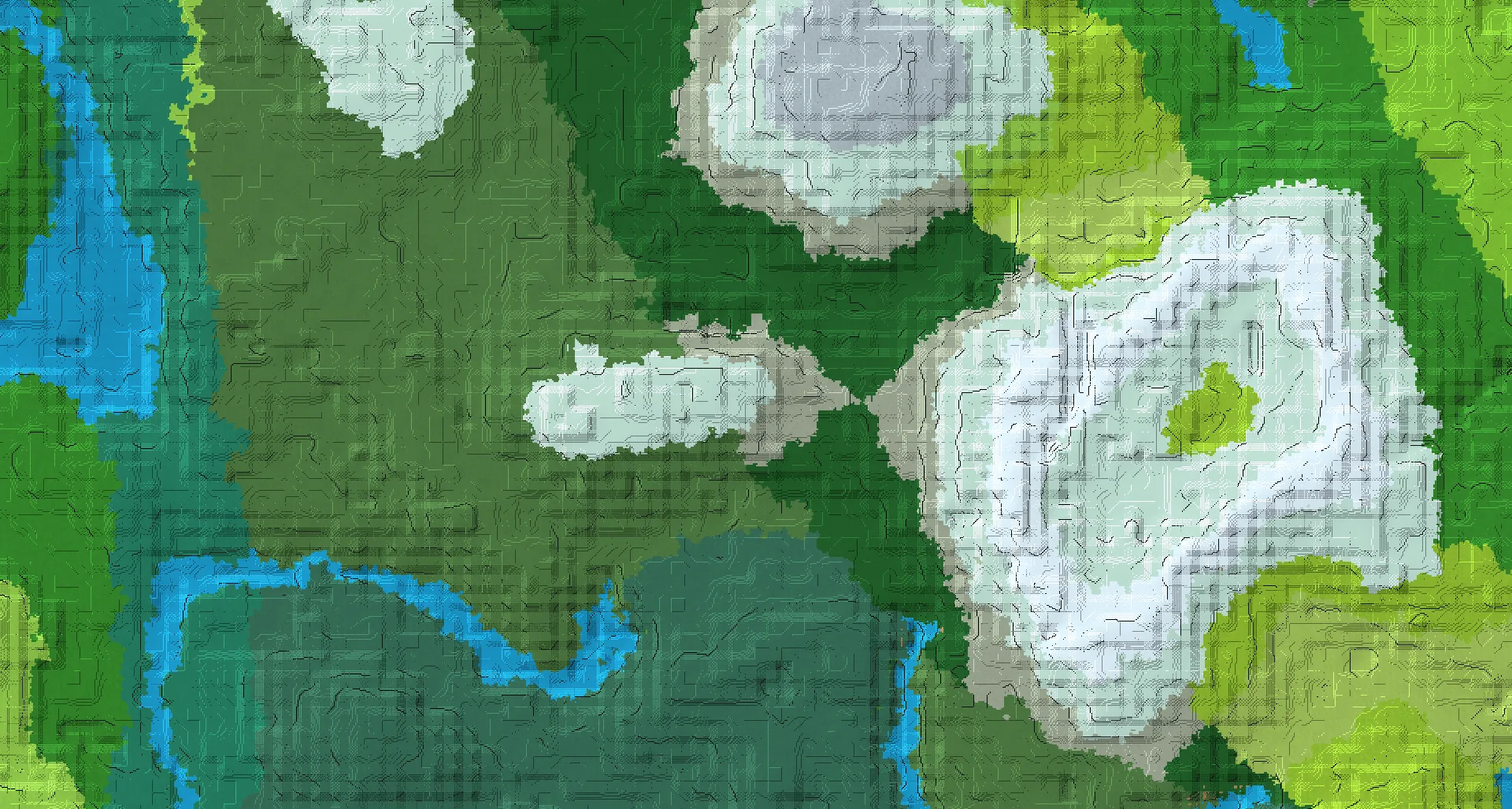 Seed map — Woodland Mansion and Pale Garden from Grove