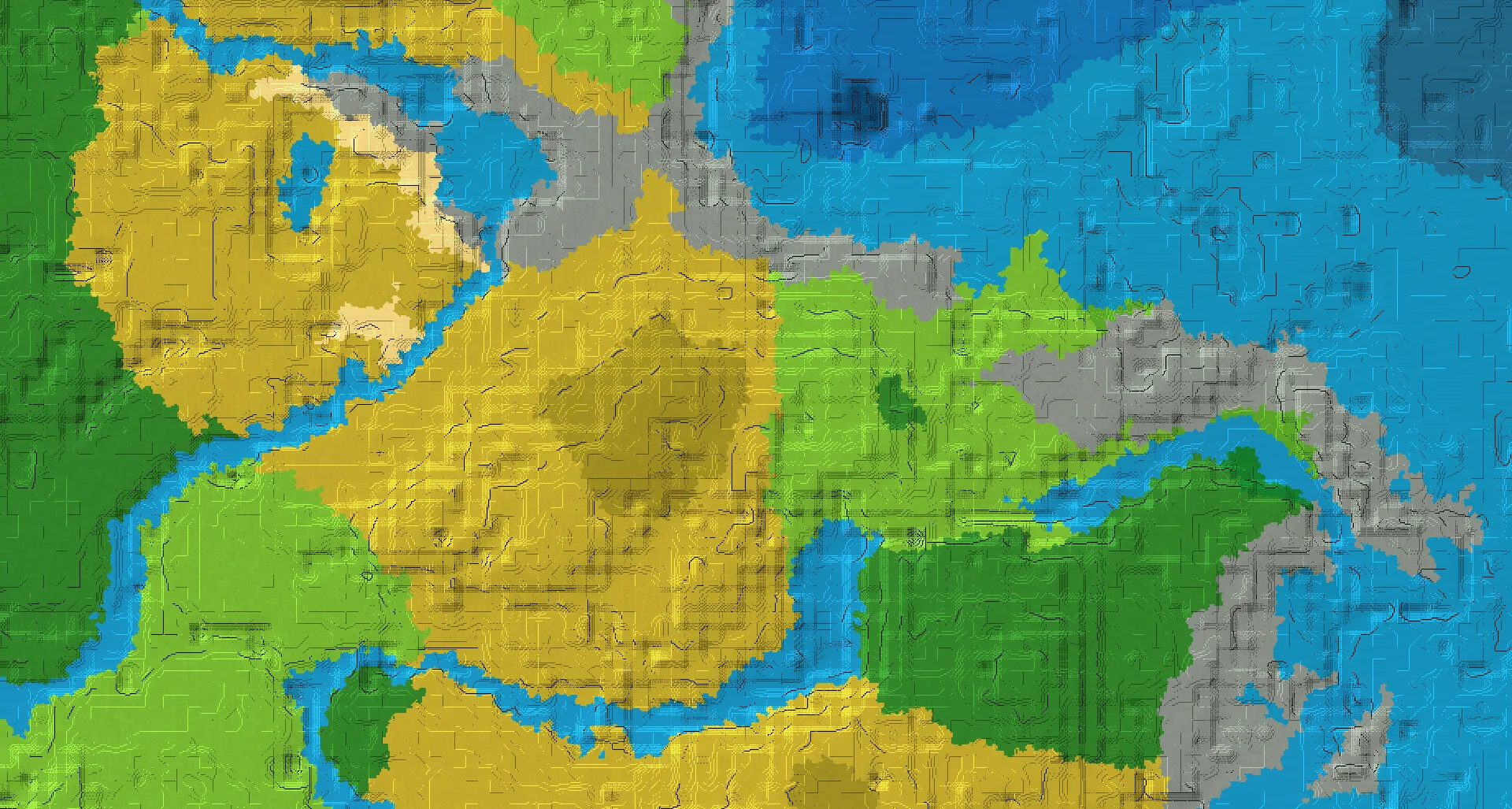 Seed map — 2 Villages near a Savanna Start with Pillager Outpost