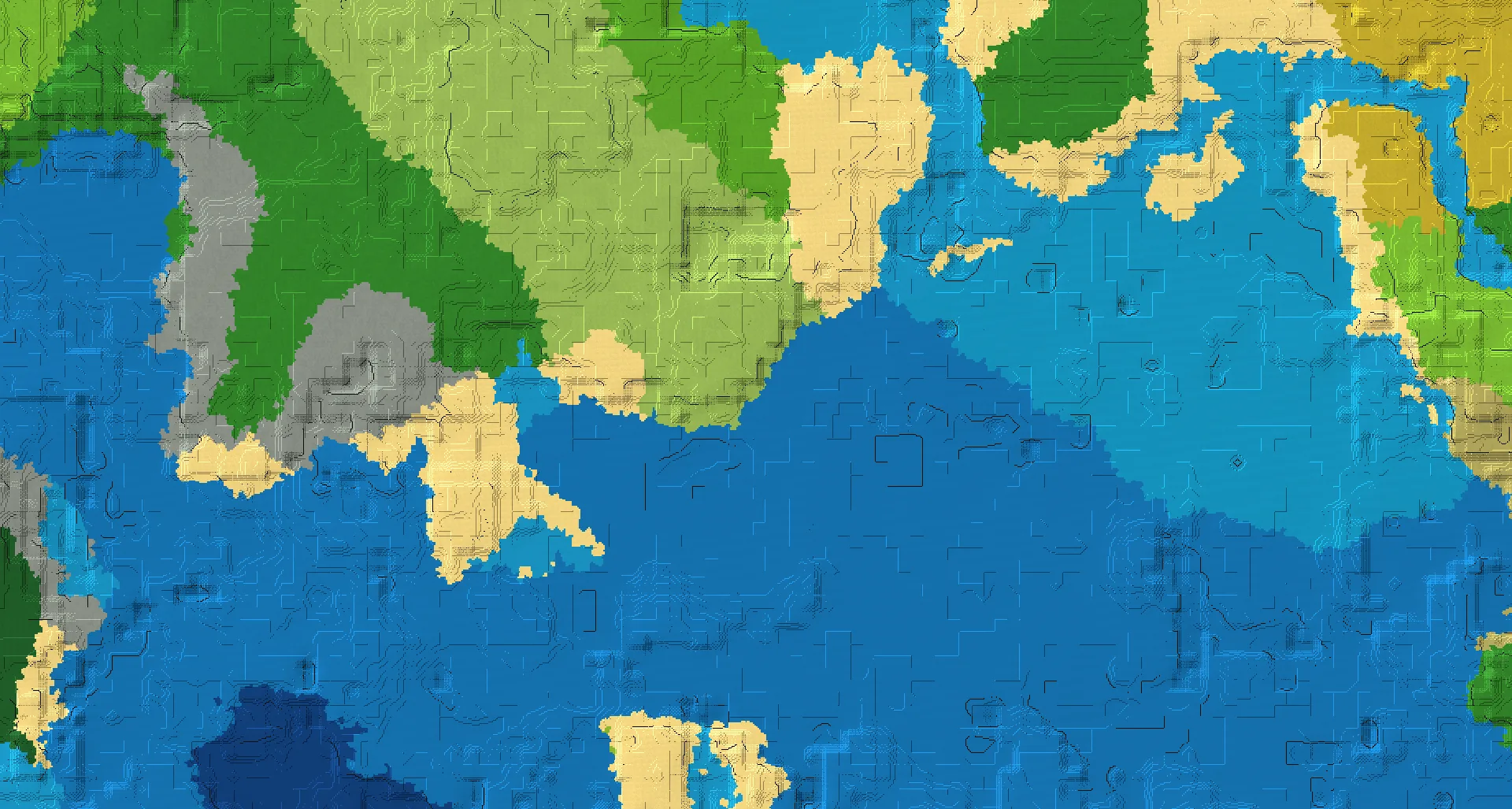 Seed map — Ocean Southeast of a Old Growth Birch Forest Start