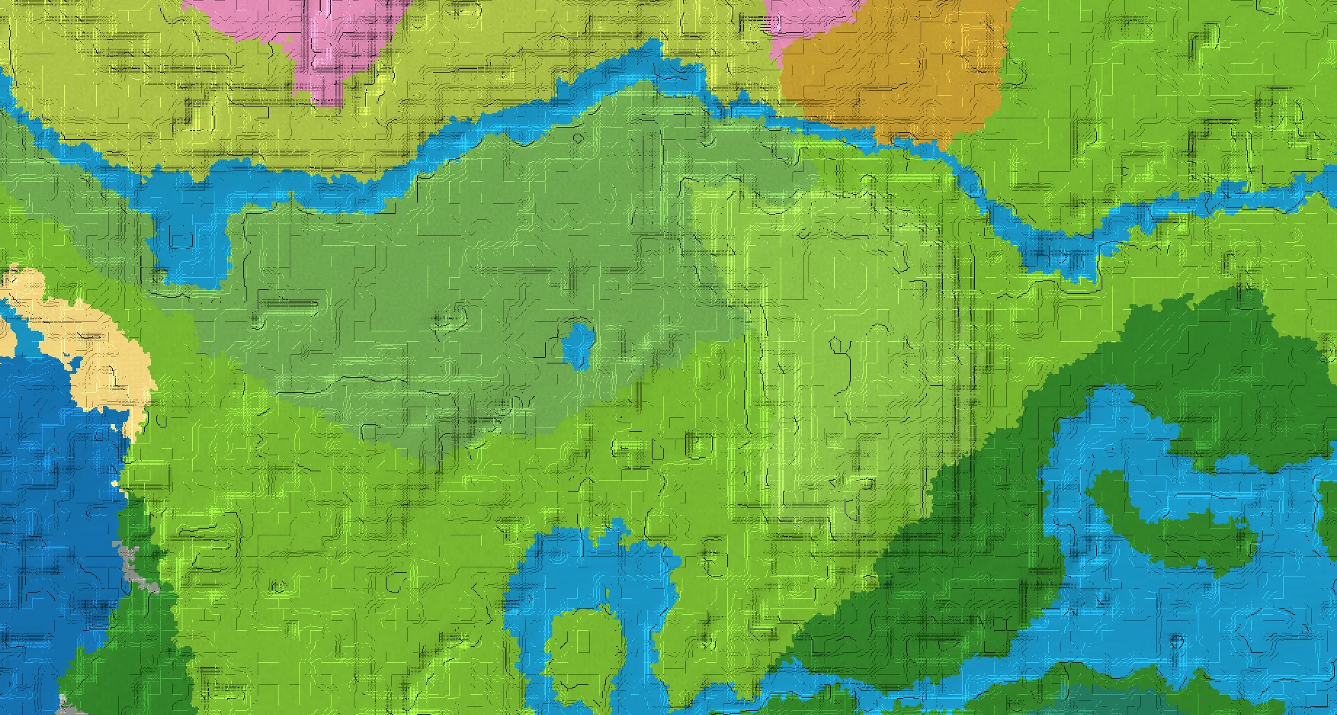 Seed map — Sunflower plains with variety