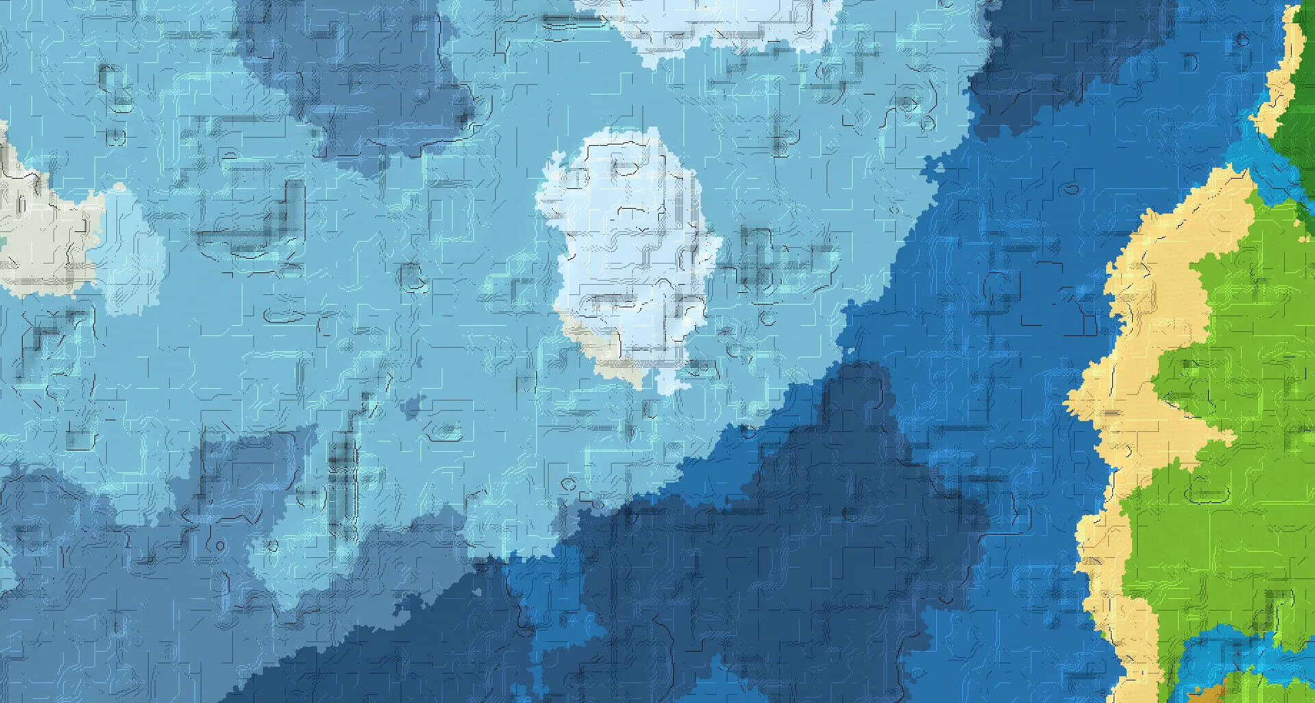 Seed map — Ice spikes with nearby variety