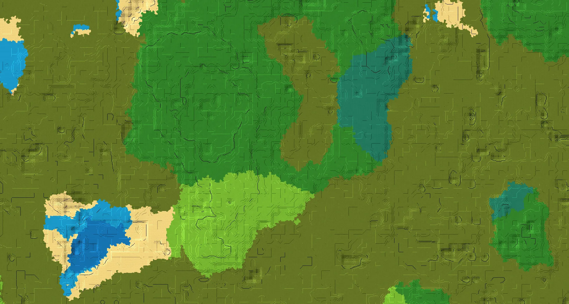 Seed map — Swamp East of a Forest Start