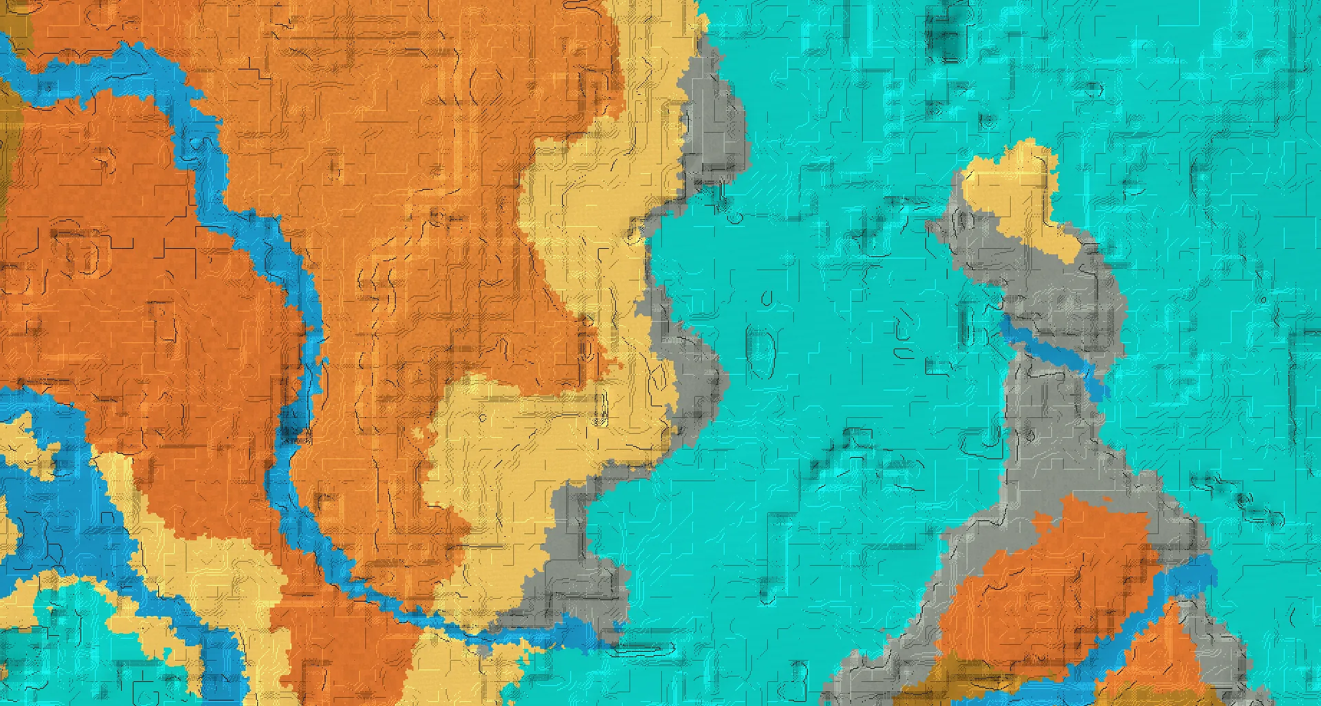 Seed map — Desert At the same X/Z position as a Stony Shore Start