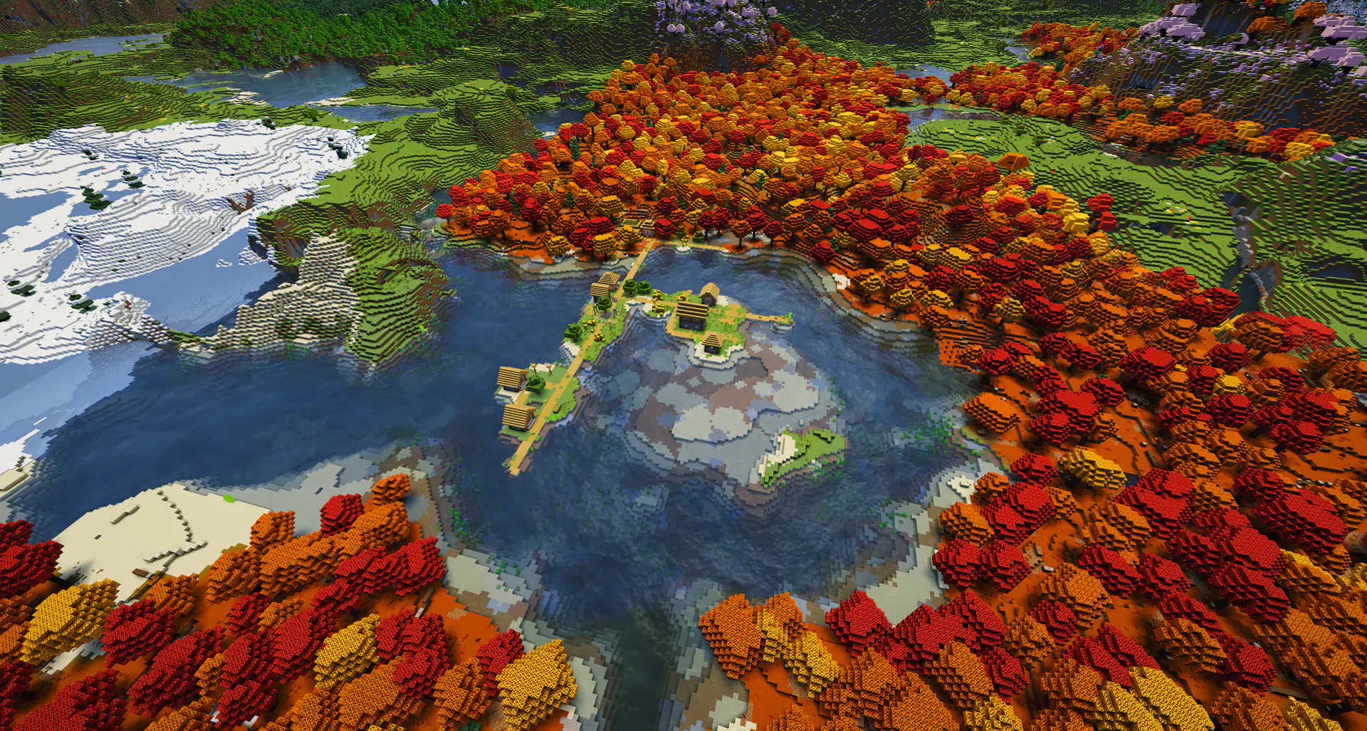 The Autumn Lake Village