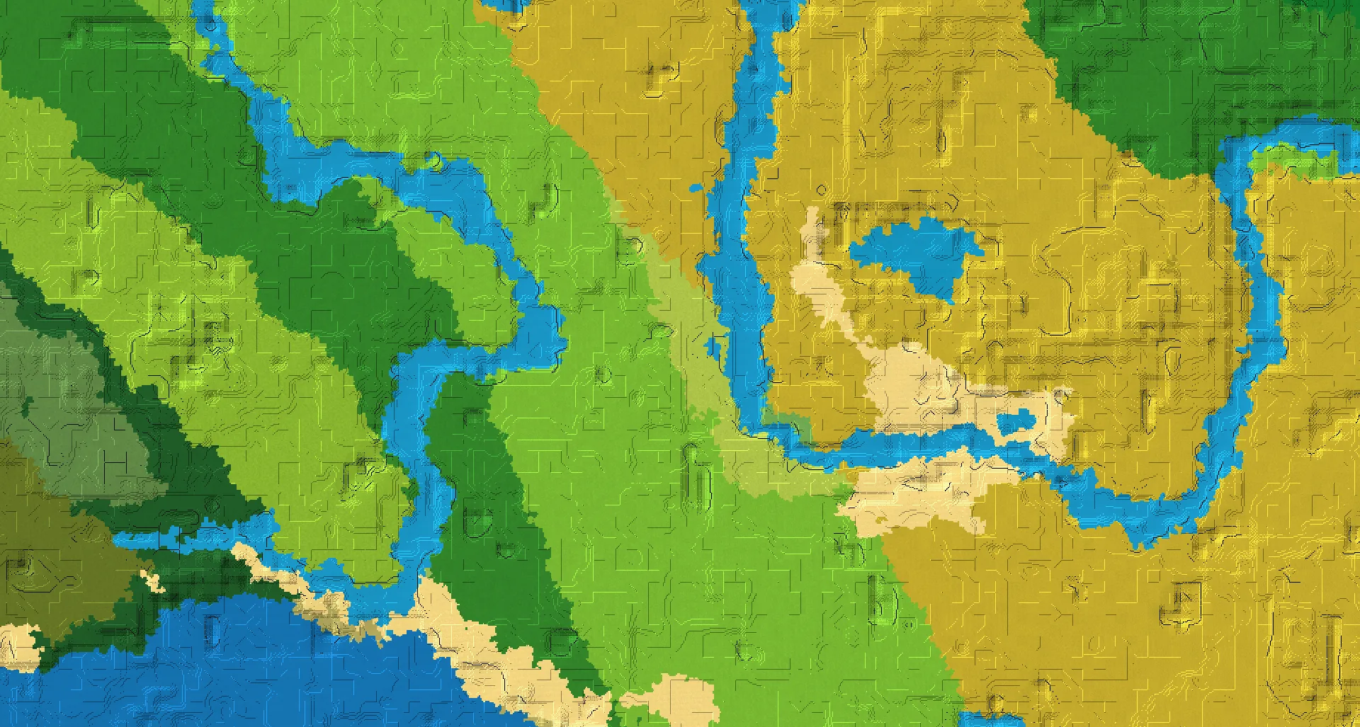 Seed map — Village West of the Savanna Start with Ruined Portal