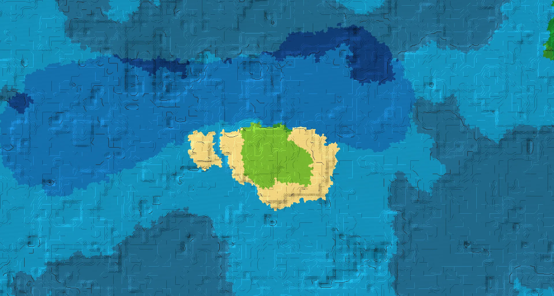 Seed map — Village island