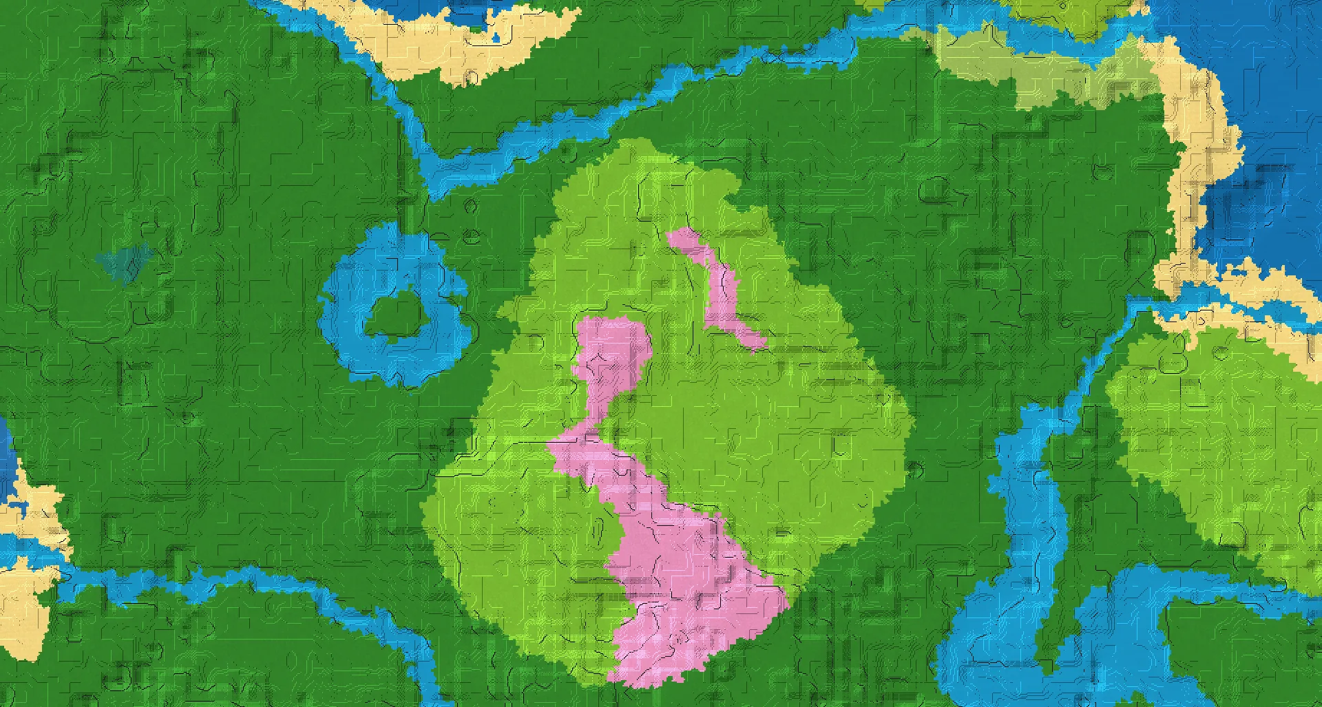Seed map — Abandoned village and Ruined portal
