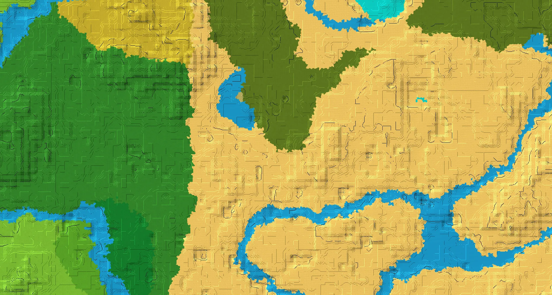 Seed map — Desert Temple and Ruined Portal from Mangrove Swamp