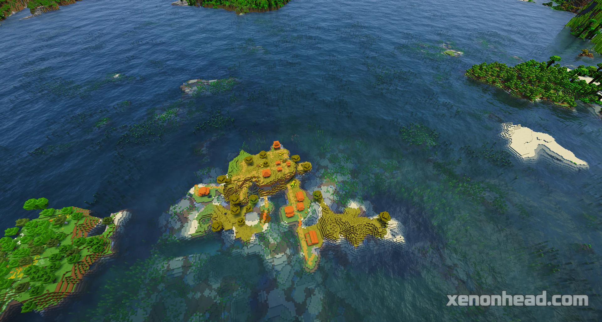 Savanna village island