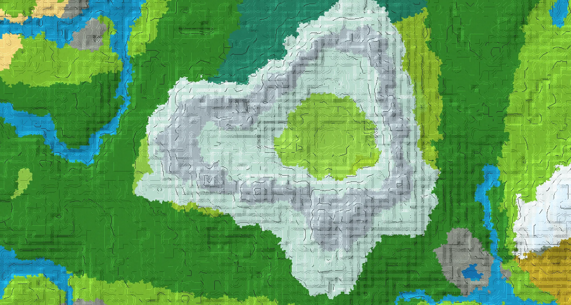 Seed map — Dripstone and village sinkhole