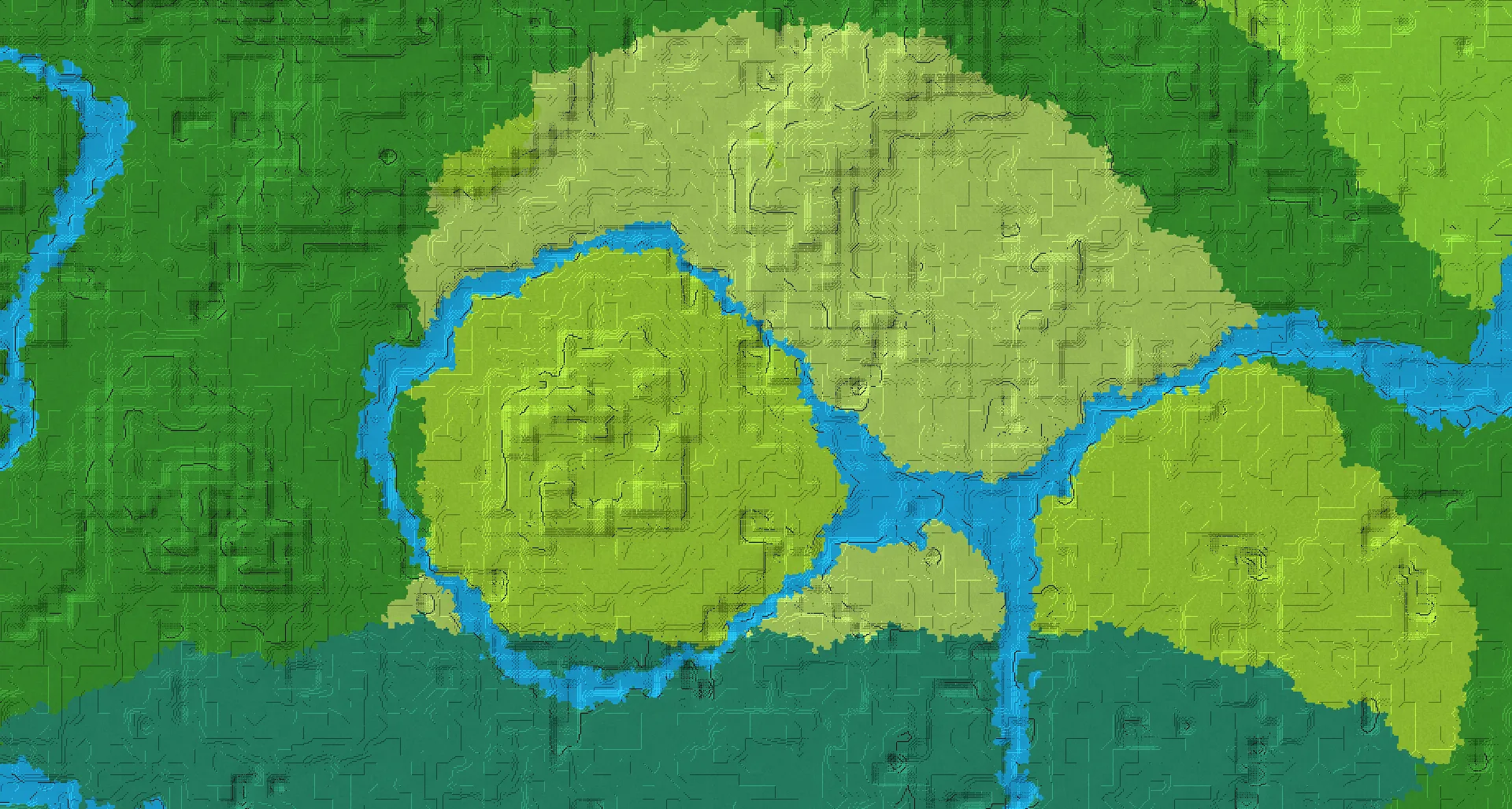 Seed map — Stronghold West of a Sunflower Plains Start