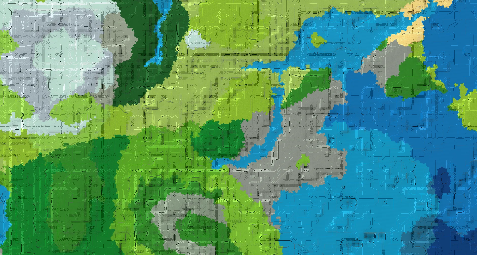 Seed map — A jungle to explore beyond spawn