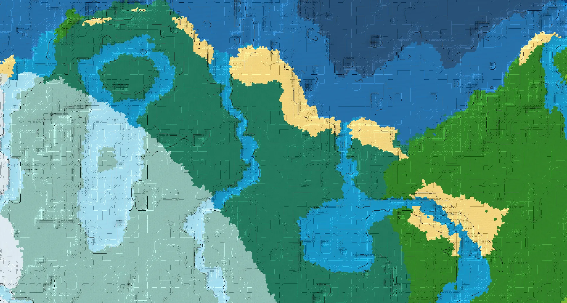 Seed map — Village Southeast of the Taiga Start with Shipwreck